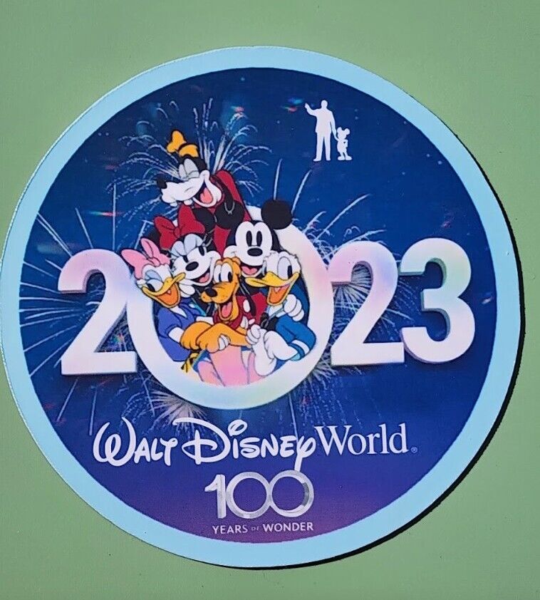 Walt disneyworld  100 Years anniversary 2023 Magnet
