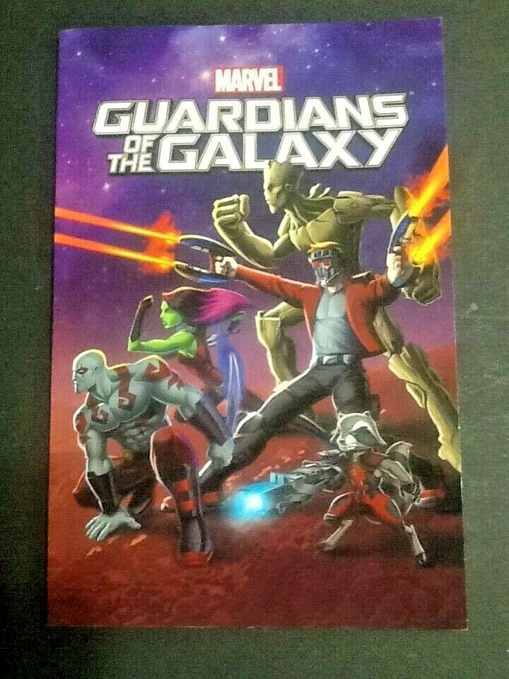 GUARDIANS OF THE GALAXY Marvel Digest; Marvel Universe #1-4 from TV show; $10 bk