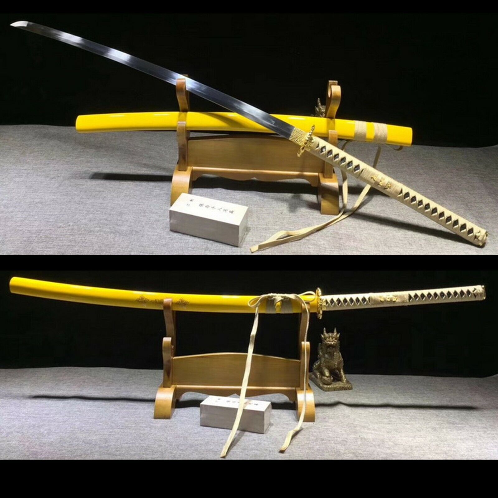 45'' Handmade 1095 high carbon steel longer katana Japanese samurai Sharp
