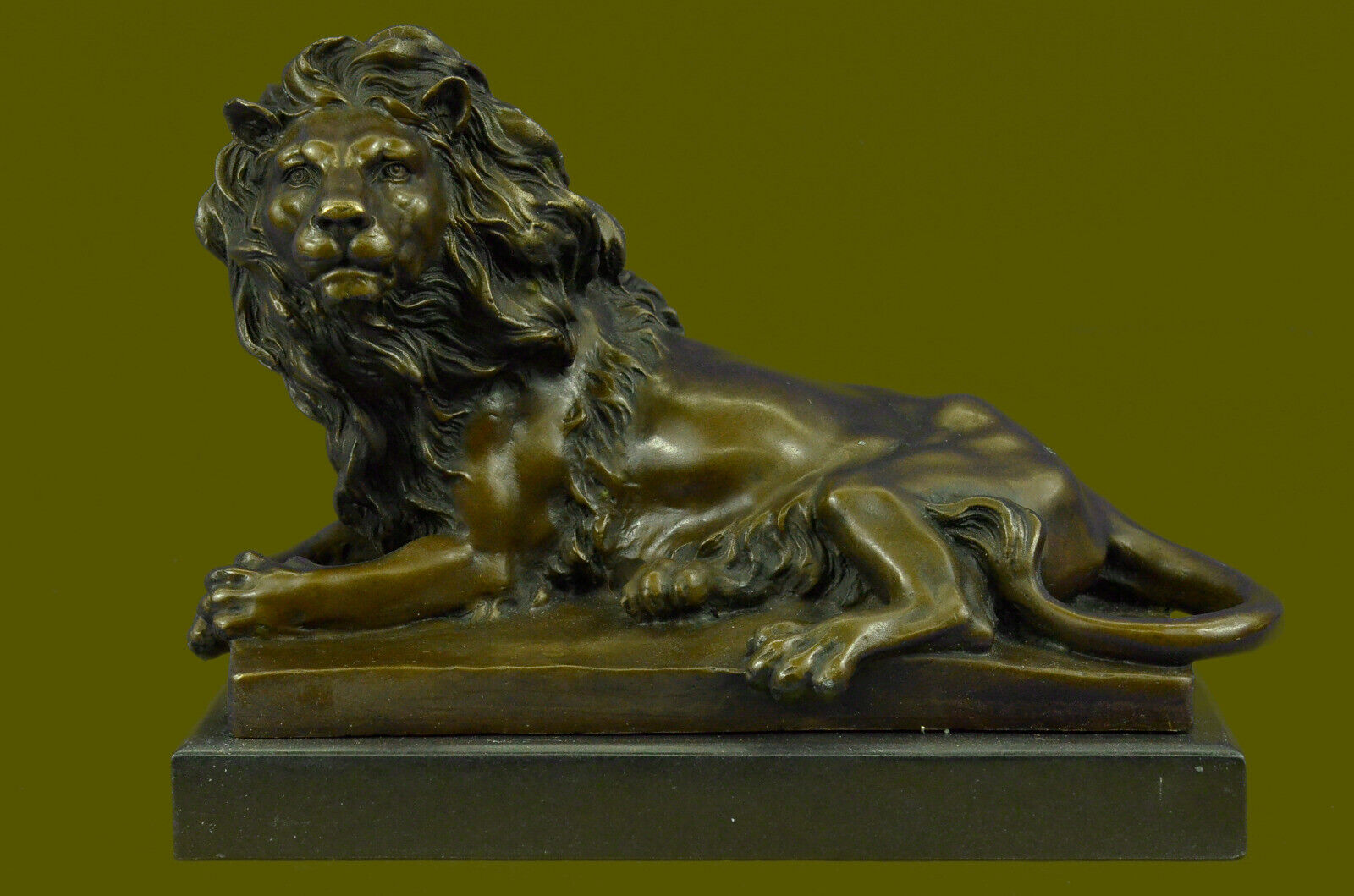 Large and Impressive Sewer Tile Lion ~ Modeled After a French Bronze by Barye 