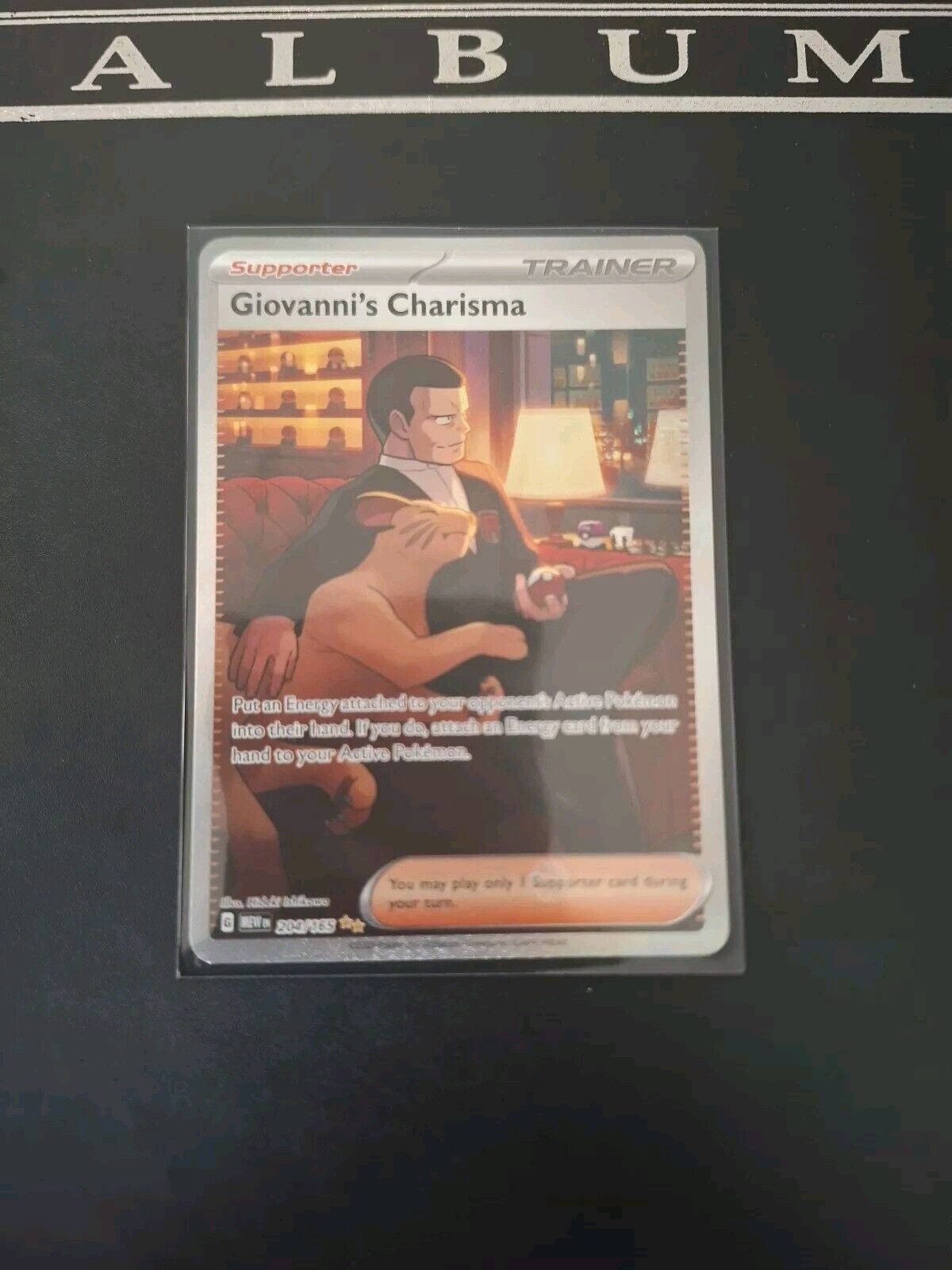 Giovannis Charisma S&V 151 204/165 Ultra Rare Pokemon Card