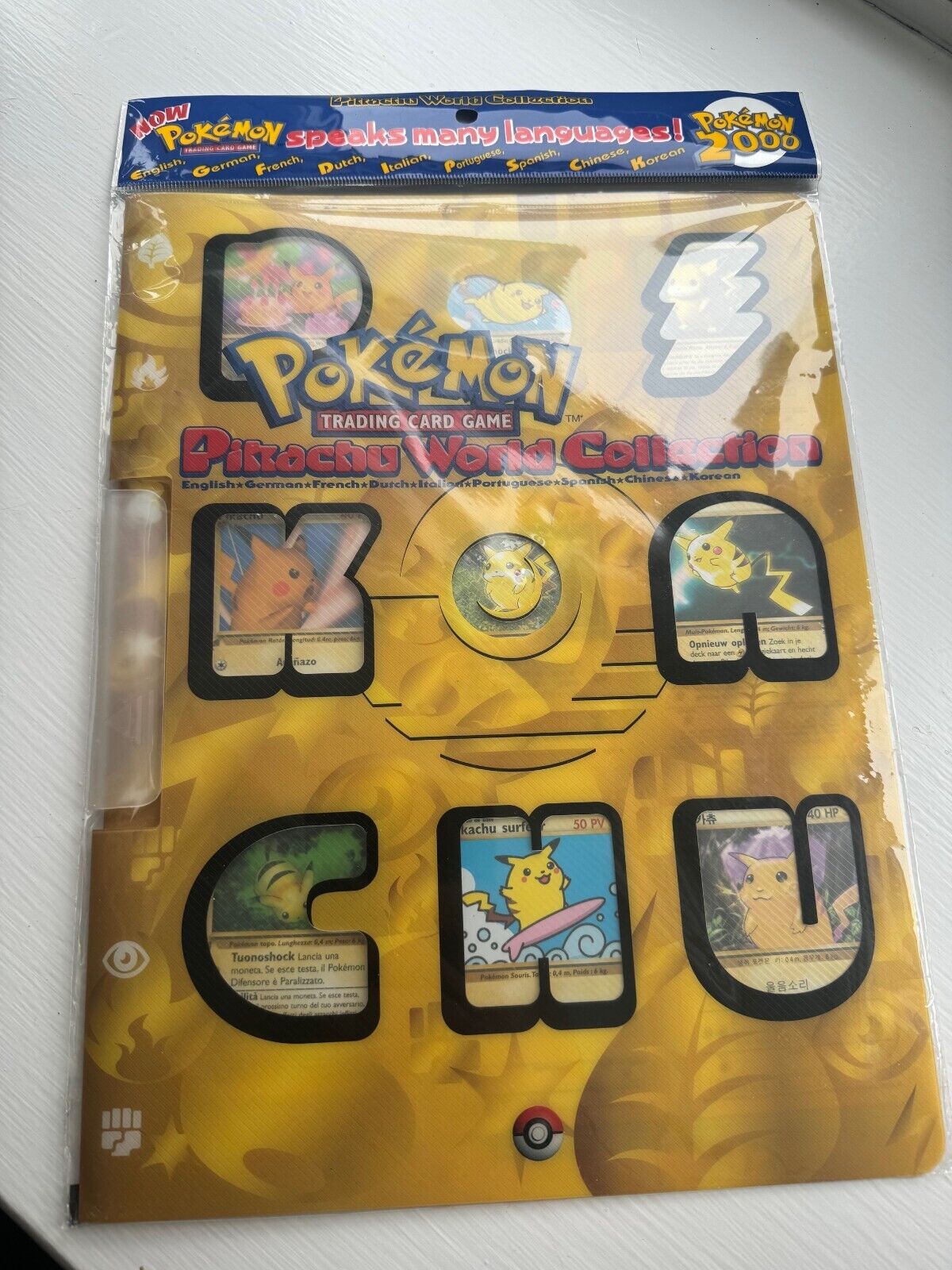 Pikachu World Collection 2000  Pokemon Speaks Many Languages Sealed & Complete