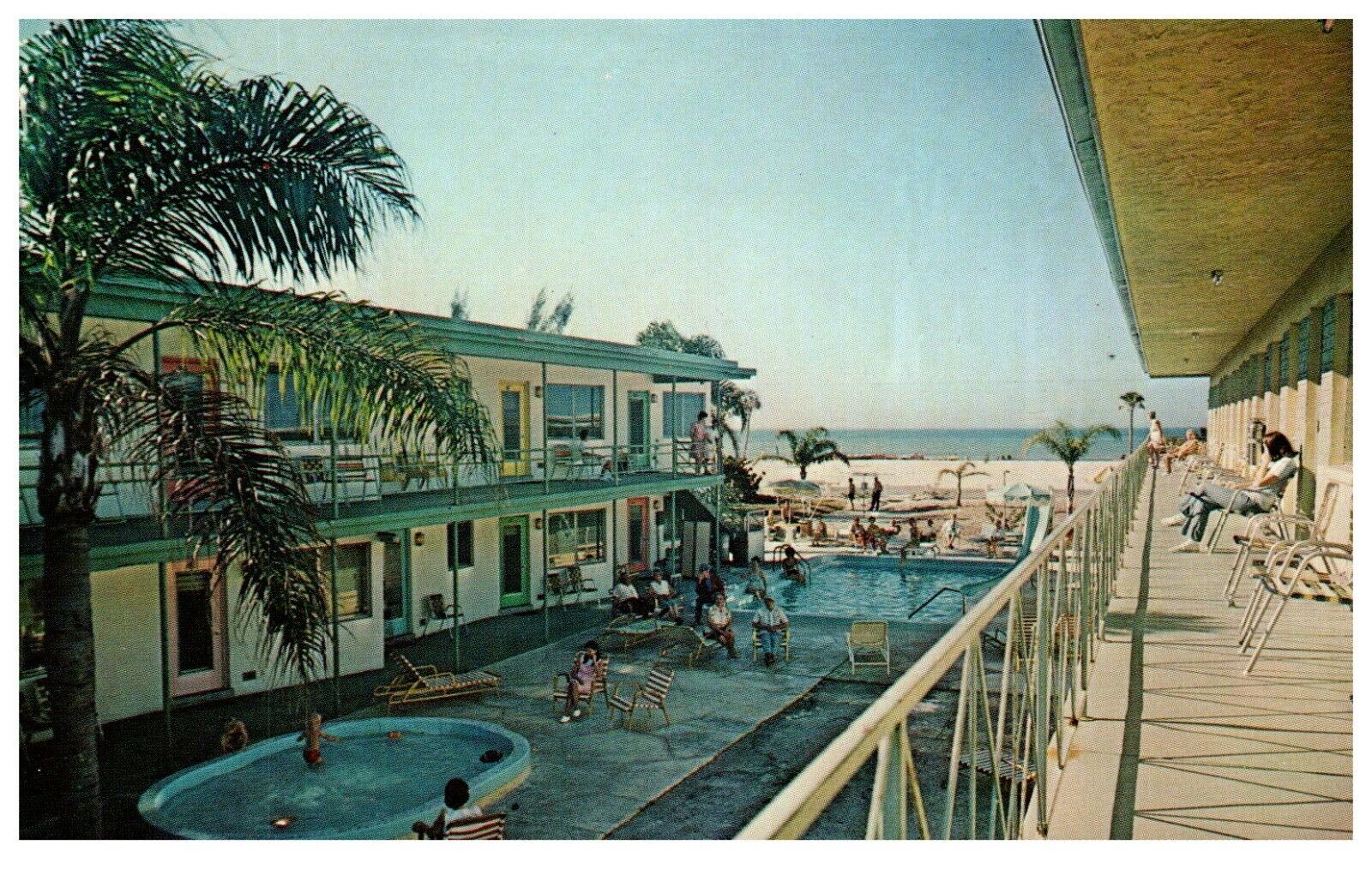 Tahitian-Imperial Motels Treasure Island, FL Hotel Motel Advertising POSTCARD