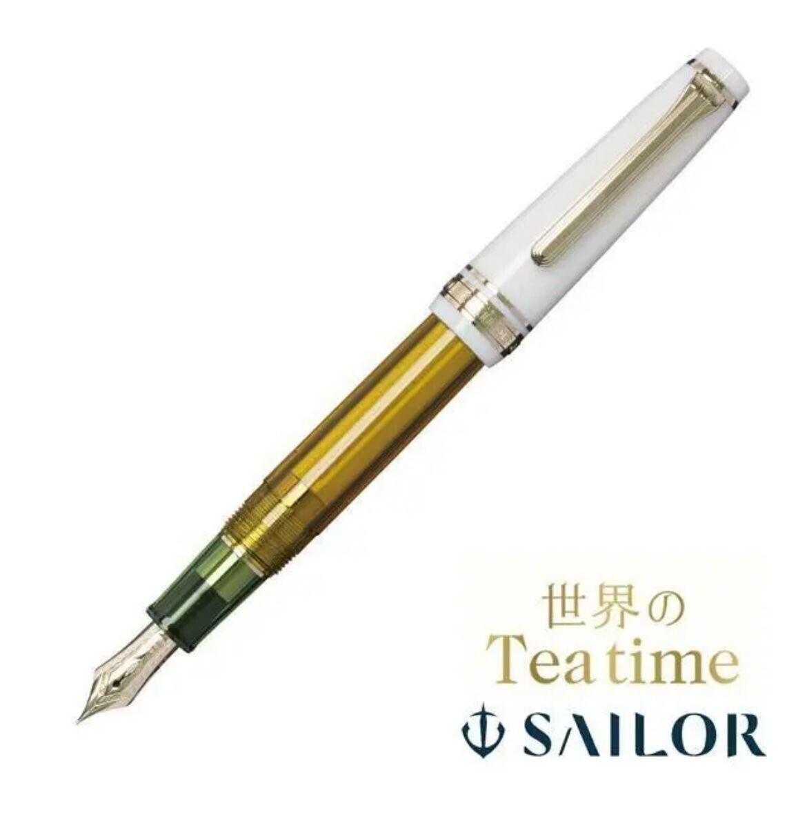 SAILOR Fountain Pen WORLD TEA TIME #3 MOROCCAN MINT TEA MINT & SUGAR Nib MF NEW