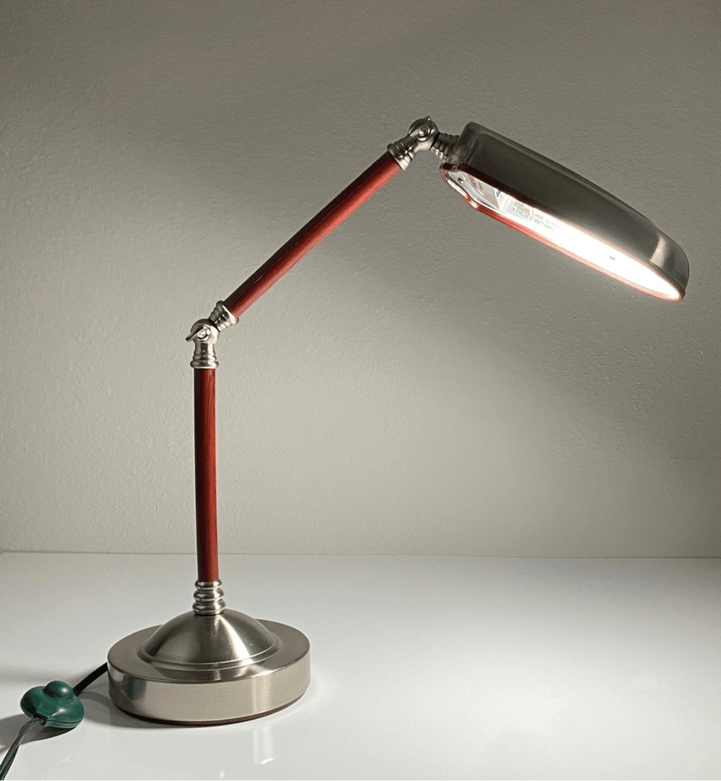 Lights of America Sun Light Lamp w/ Bulb Desk Lamp Touch Control Adjustable Arm