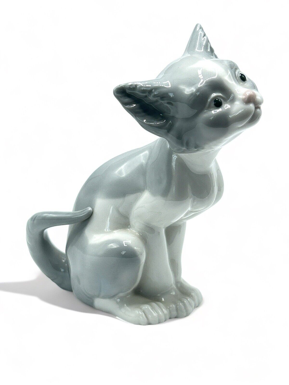 LLADRO Fine Porcelain Figure Gray Cat #5113 \