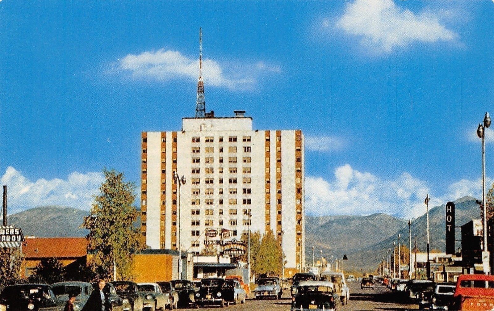 Anchorage Alaska~Mt McKinley Apartments~Dry Cleaners~Drug Store~1950s Cars~PC