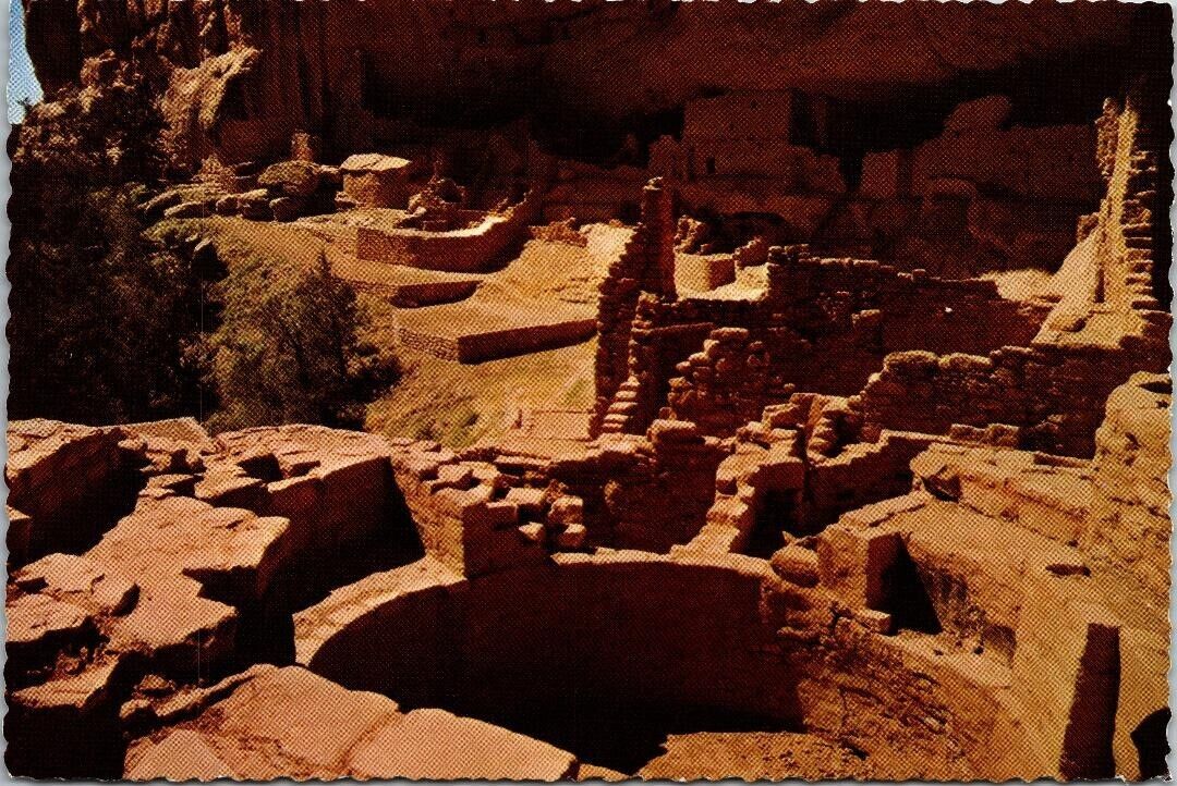 Vtg Long House Wetherill Mesa Mesa Verde National Park Colorado Postcard