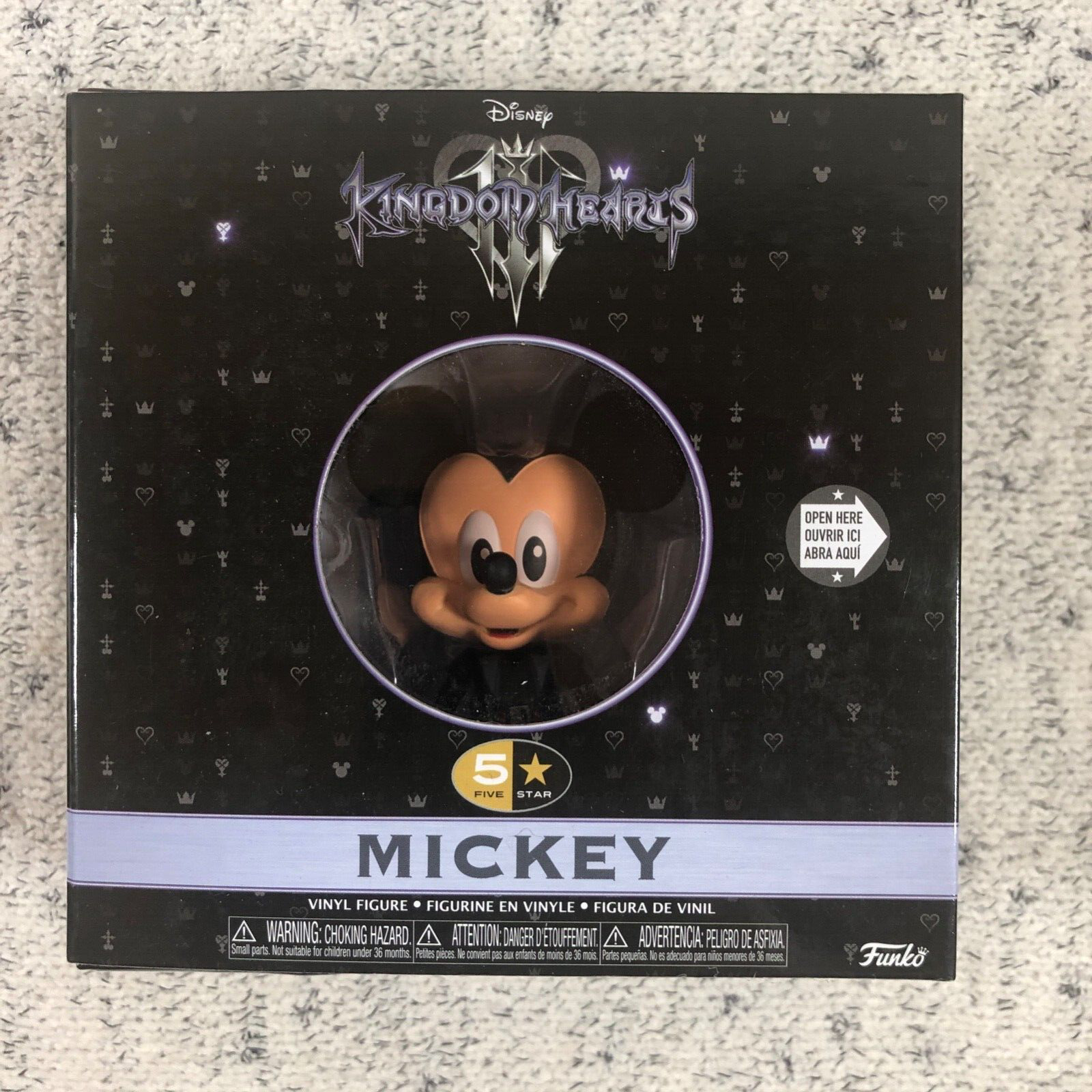 Funko Five Star Kingdom Hearts III Mickey Vinyl Figure NIB Disney
