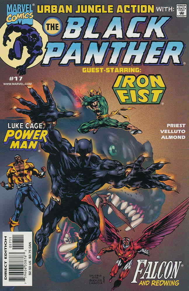 Black Panther (Vol. 2) #17 VF; Marvel | Falcon - Luke Cage - Iron Fist - we comb