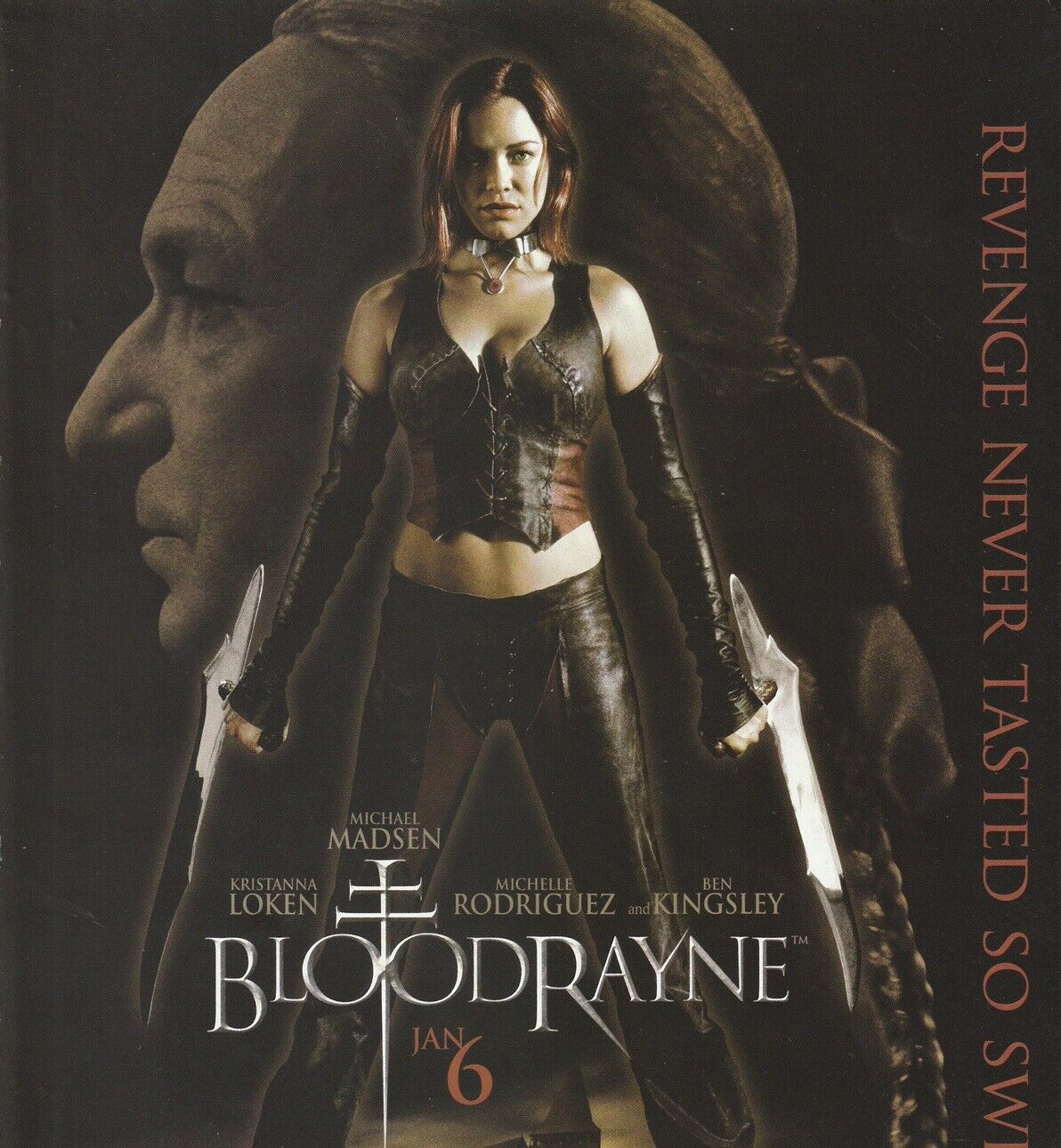 Vintage 2006 BloodRayne Movie Debut Print Ad/Poster Art Original 21x27cm EGM 199
