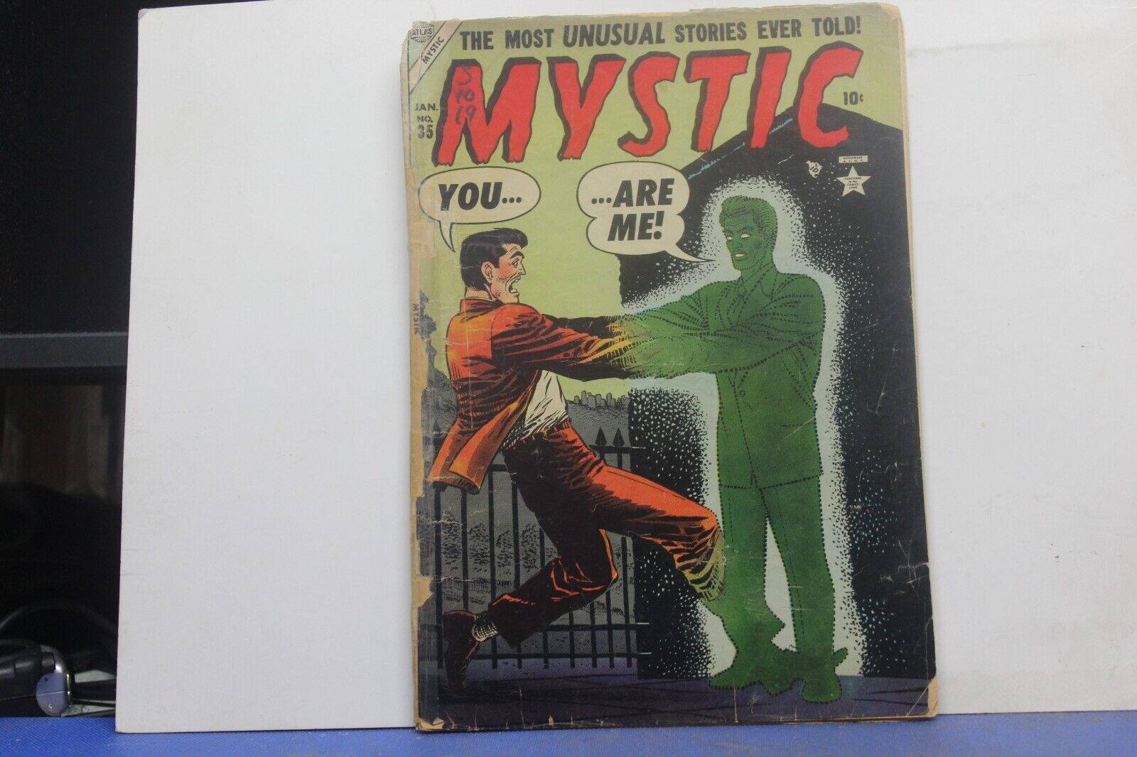 MYSTIC #35 TAPED SPINE FAIR 1955 PRE-CODE HORROR