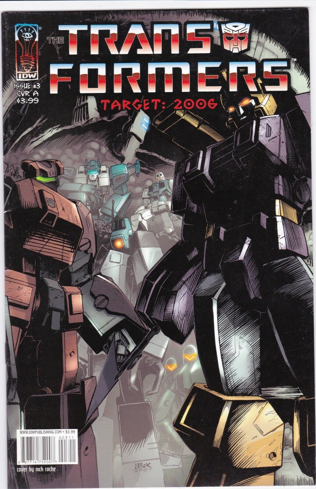 Transformers Target 2006 #3 IDW Comics 2007 VF/NM