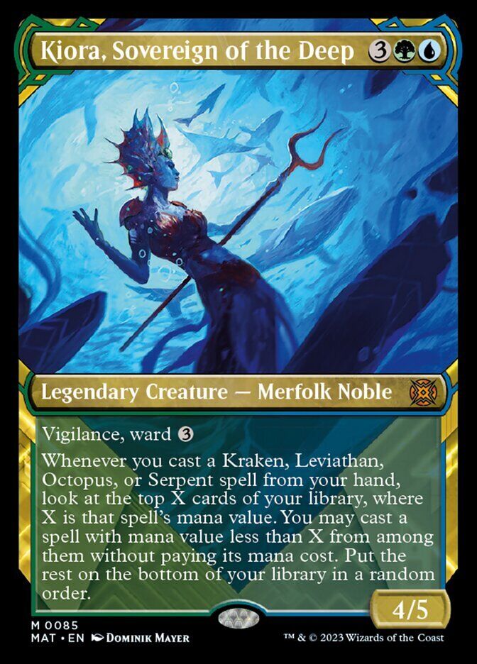 MTG Kiora, Sovereign of the Deep - 85 - March of the Machine: The Aftermath​ - N