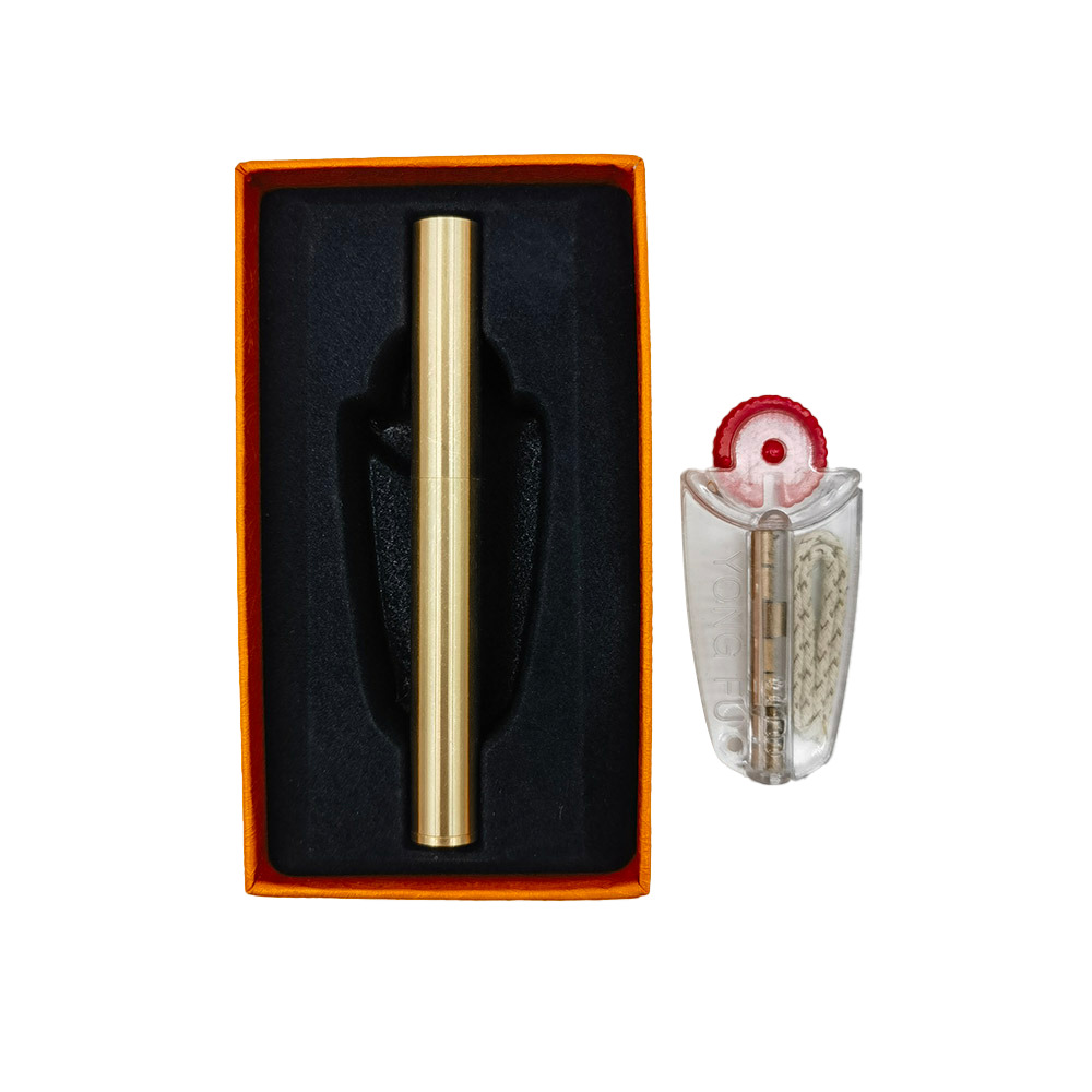 Creative Kerosene Brass Lighter Double-Stick Windproof Lighter Portable Lgniter