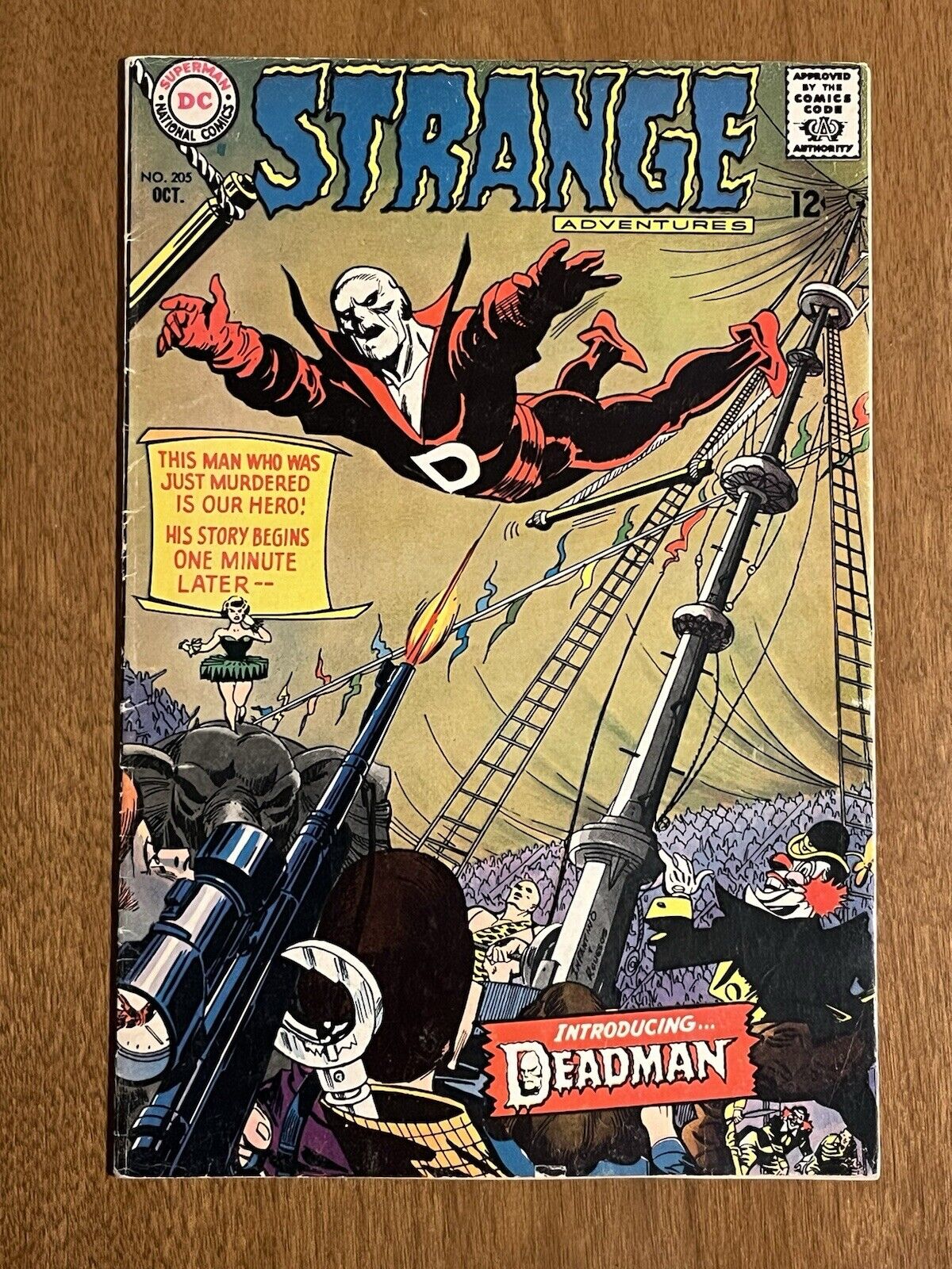 Strange Adventures #205/Silver Age DC Comic Book/1st Deadman/FN-
