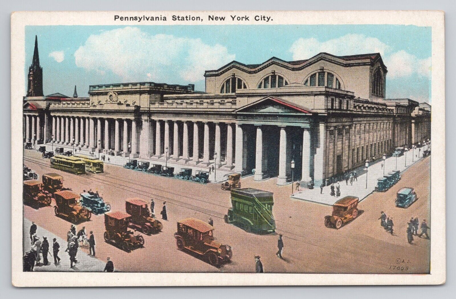 Postcard Pennsylvania Station New York City
