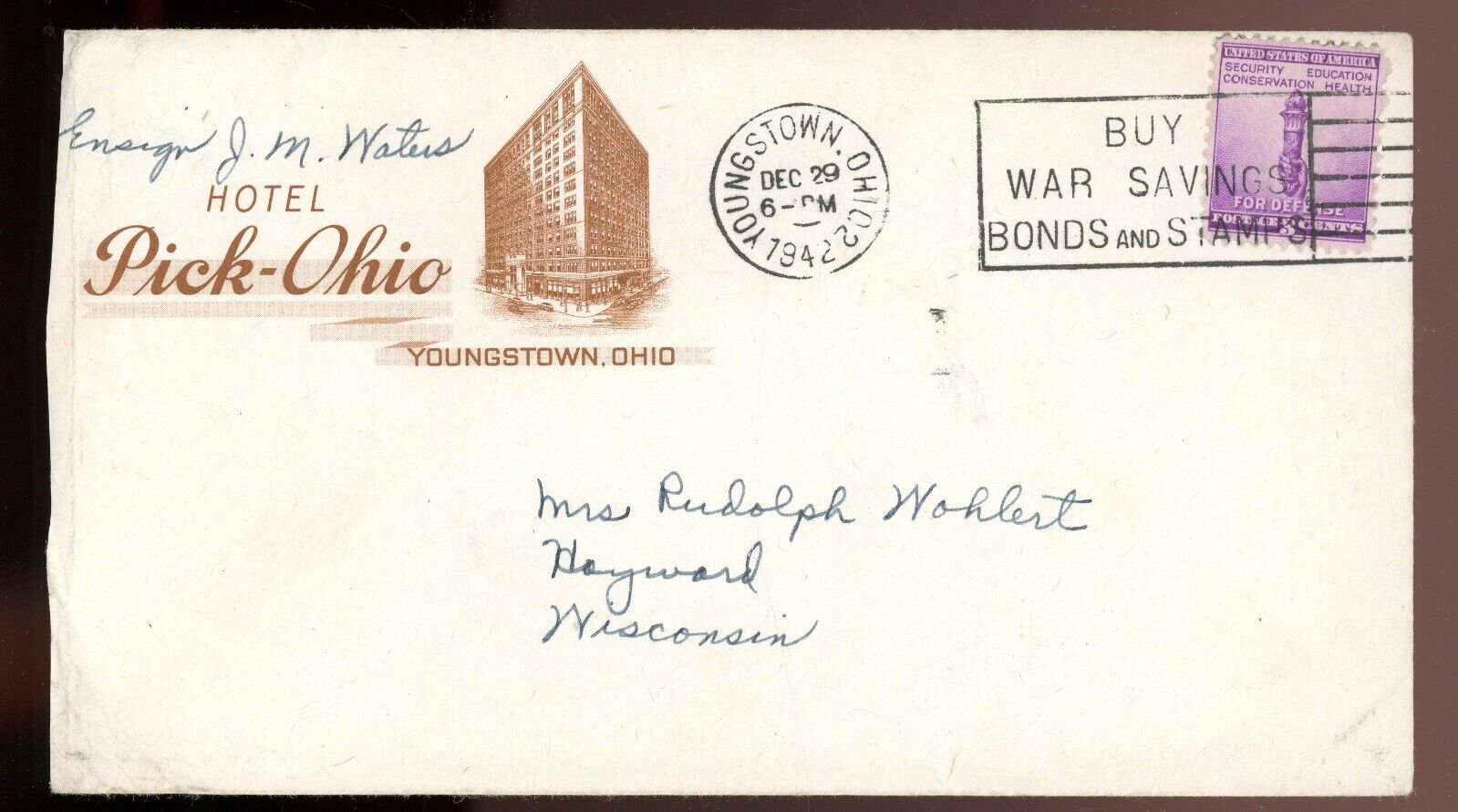covers-Ohio-Youngstown-Hotel Pick Ohio-Pick Hotels-1942