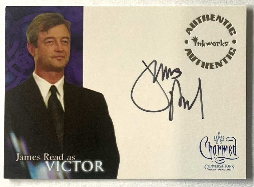 Charmed Conversations Autograph Card A10 James Read as Victor -  Inkworks 2005
