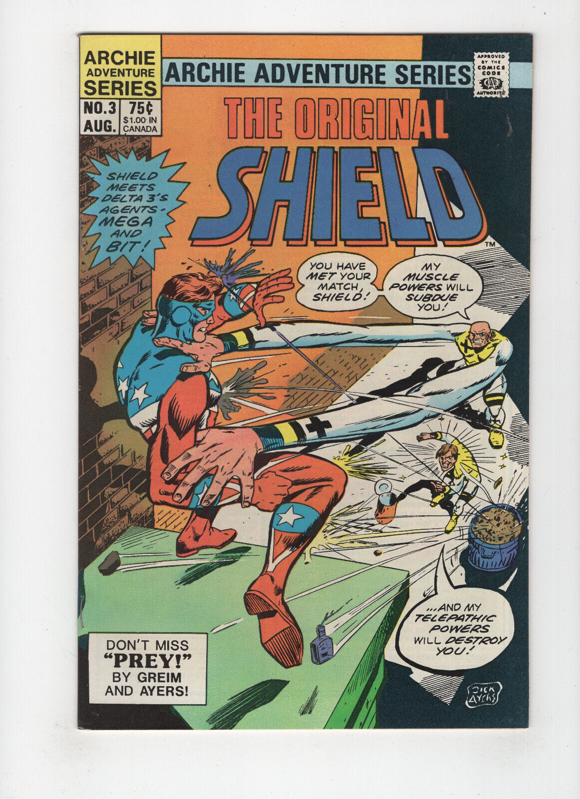 The Original Shield #3  (Archie Comics, 1984)