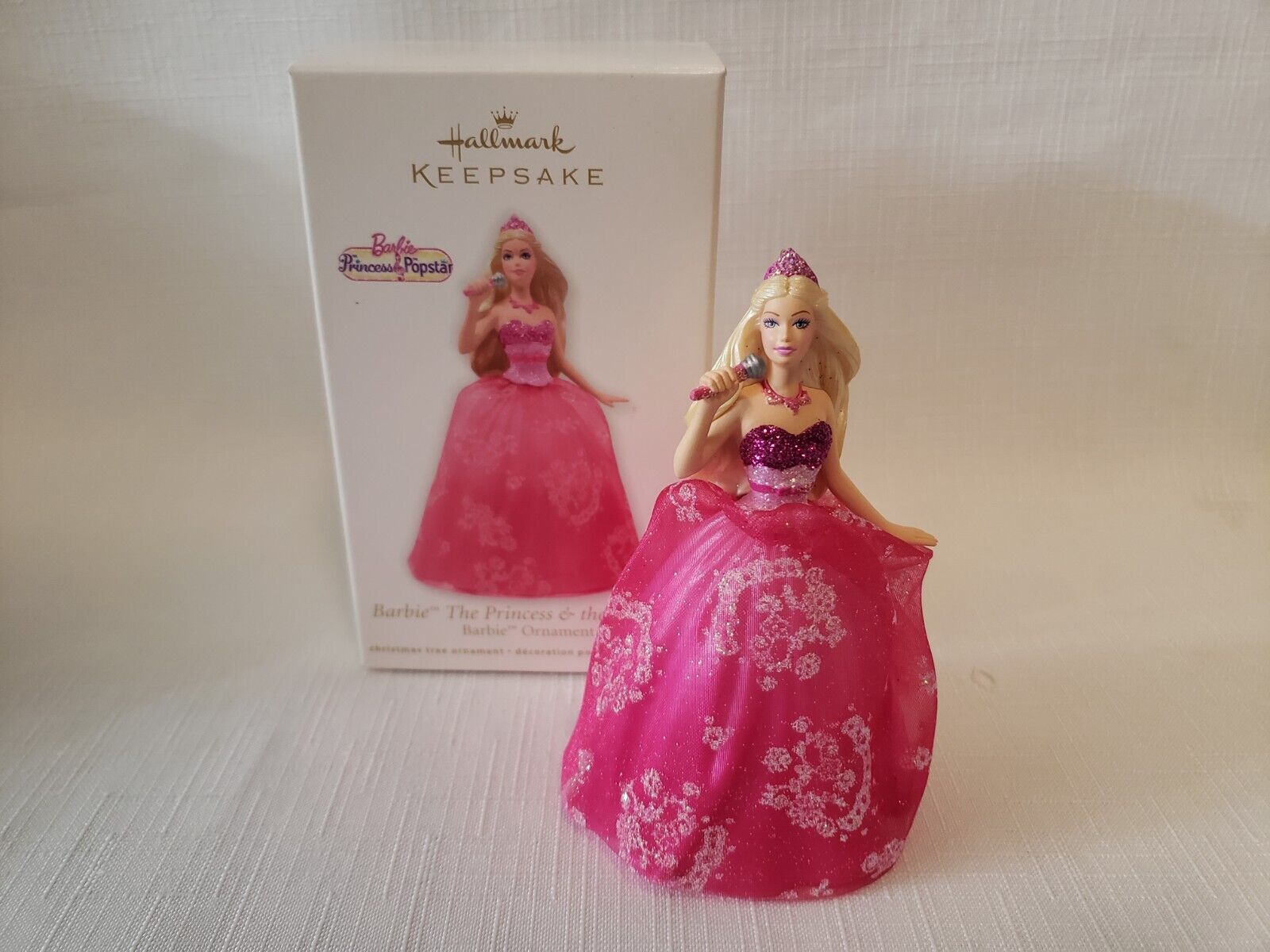 Hallmark 2012 Barbie The Princess & The Pop Star Ornament