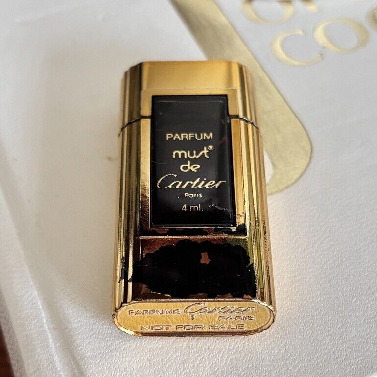 Must De Cartier Parfum Perfume O.13oz 4ml Women’s SAMPLE TRAVEL Mini Vintage