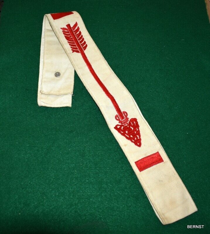 VINTAGE BOY SCOUT - ORDER OF THE ARROW BROTHERHOOD HONOR SASH - 54 INCHES