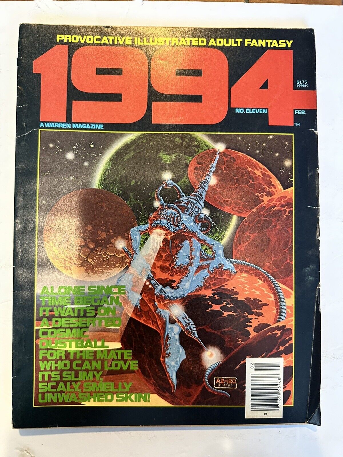 1984 Magazine #11 September 1978 Warren Publishing, Bagged & Boarded
