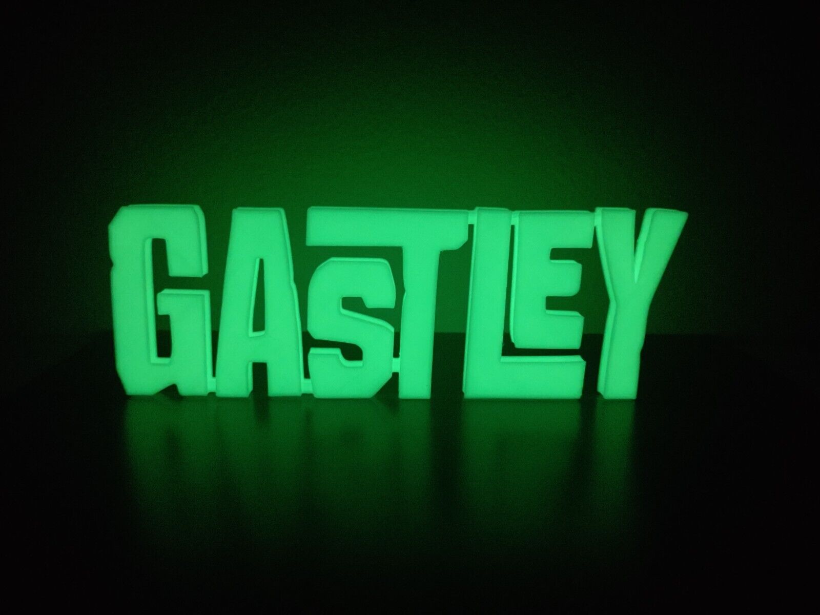 Gastley GITD Display Sign Glow-In-The-Dark