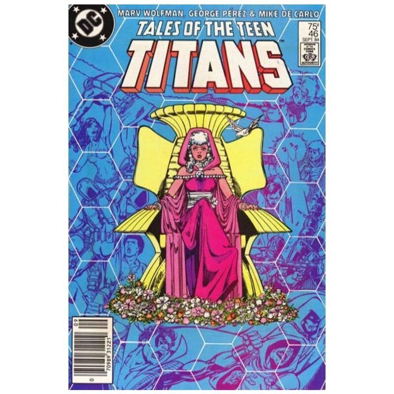 Tales of the Teen Titans #46 Newsstand DC comics VF+ Full description below [w]