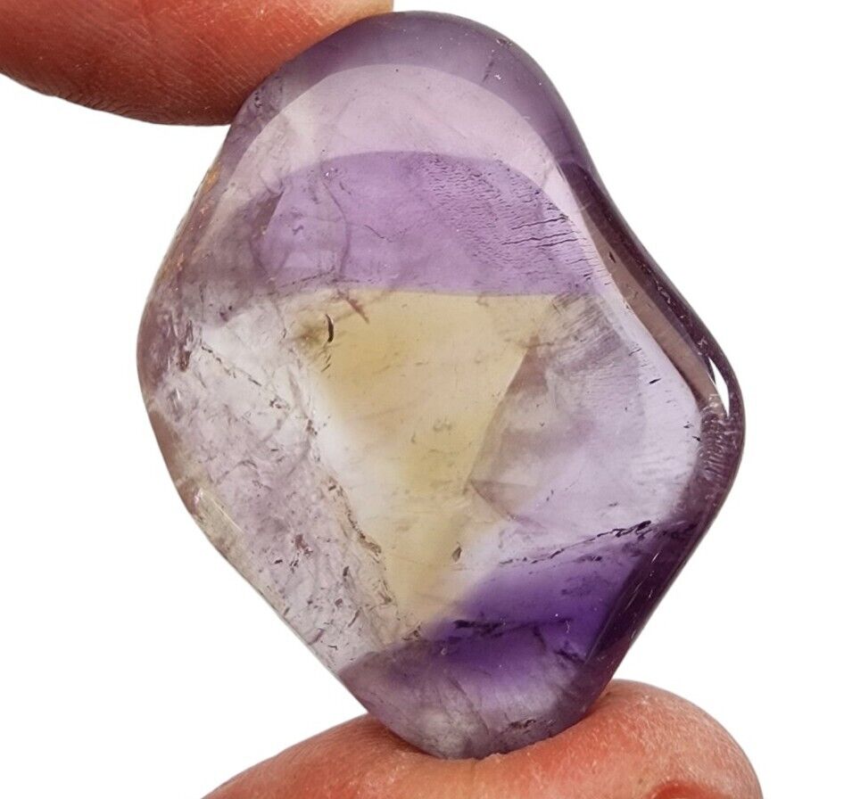 Ametrine Crystal Polished Single Stone Boliva 17.8 grams.