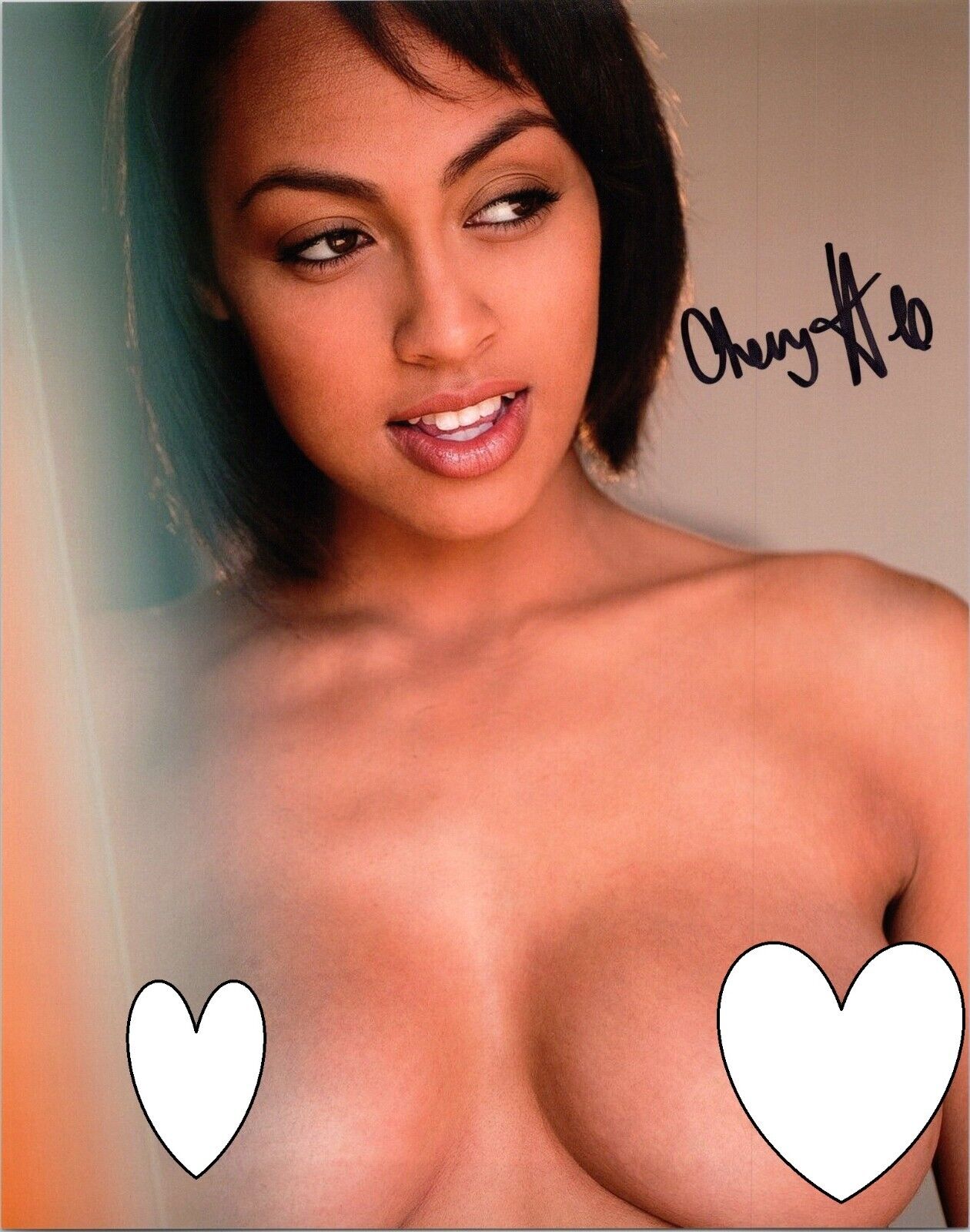 Cherry Hilson Super Sexy Autographed Signed 8x10 Photo Adult Model COA Proof 117