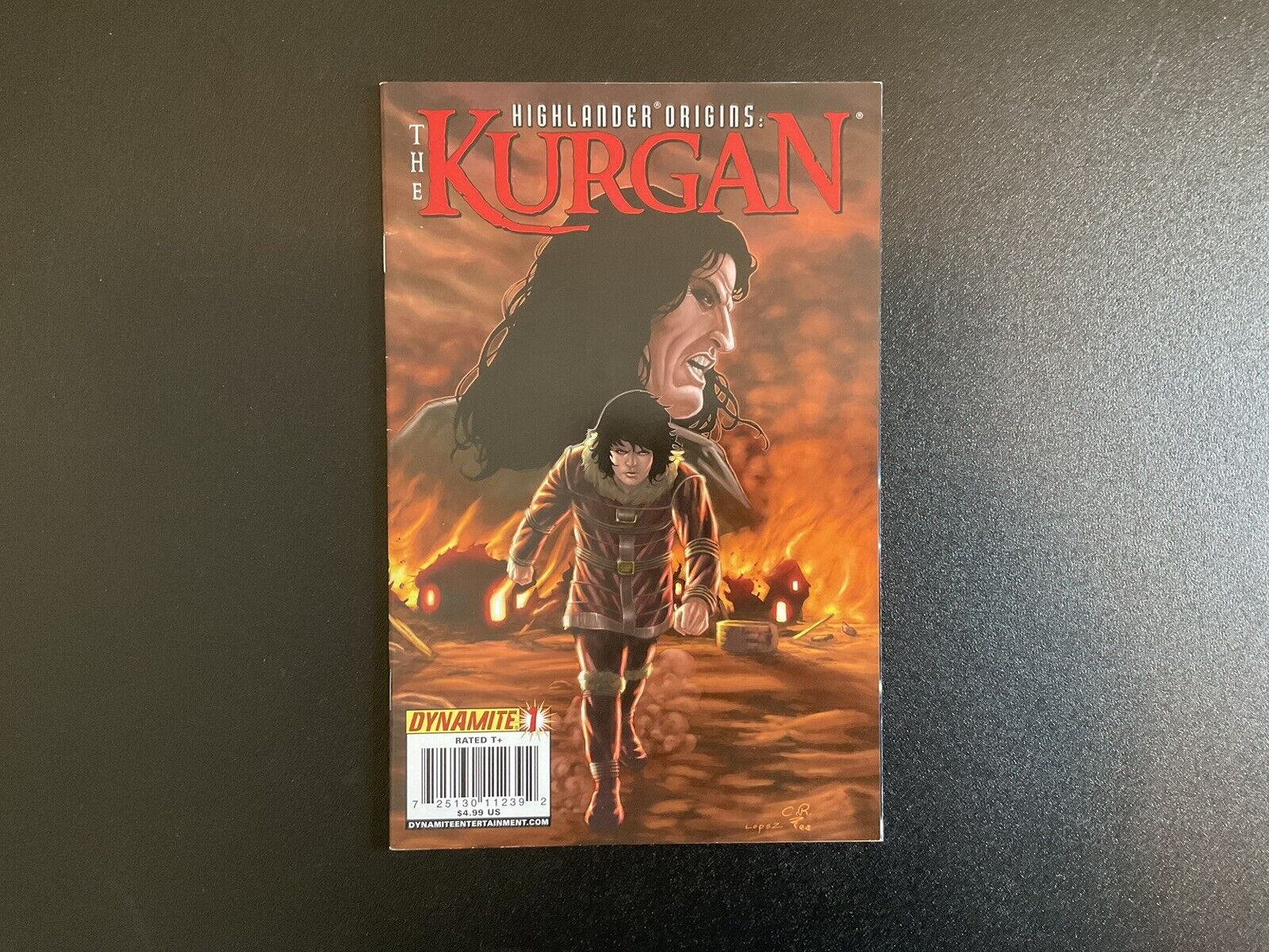 Highlander Origins: The Kurgan #1 (Dynamite 2009) Rare Issue