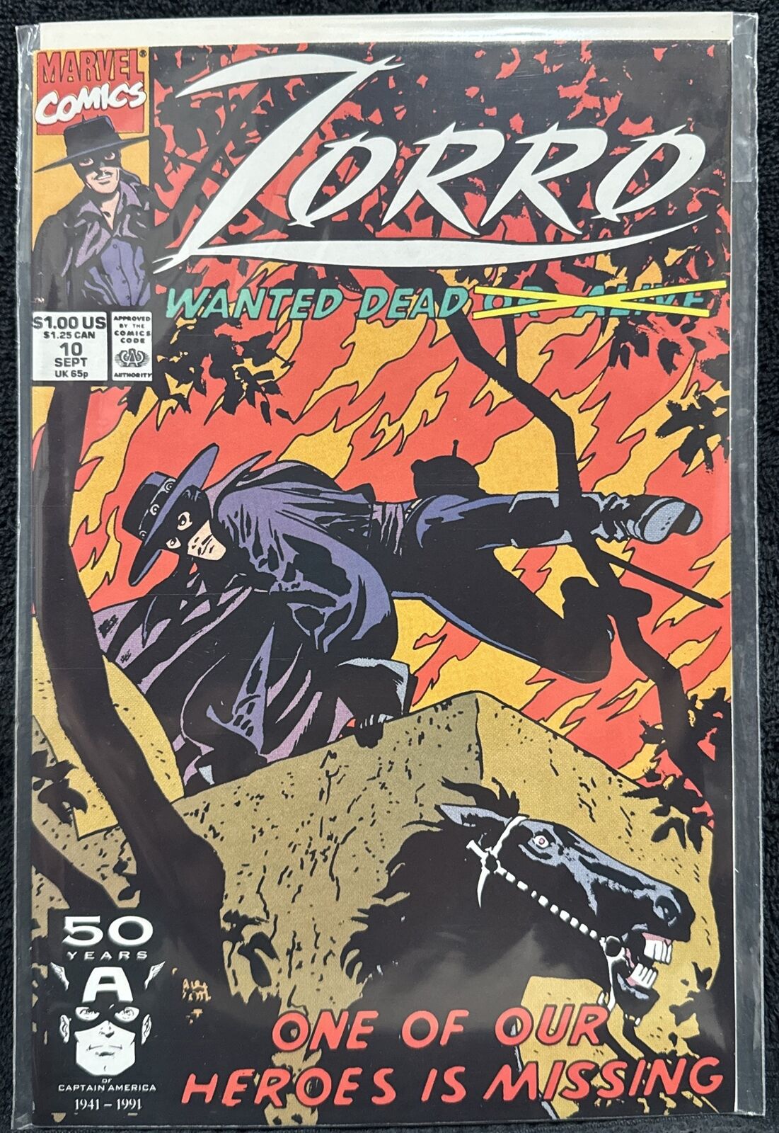Zorro #10 (Marvel 1991) NM