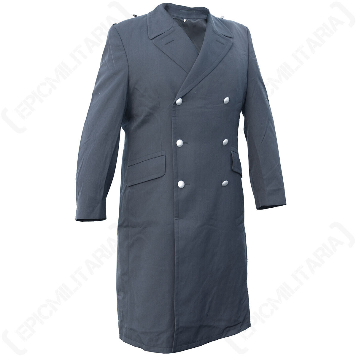 Original German Army Grey Coat - Grade 1 Military Surplus Long Winter Overcoat