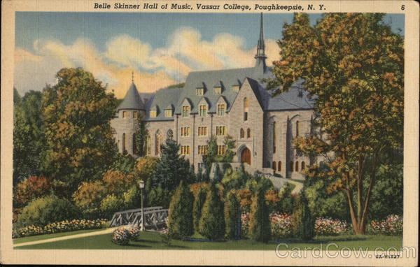 Poughkeepsie,NY Belle Skinner Hall and Music,Vassar College Dutchess County