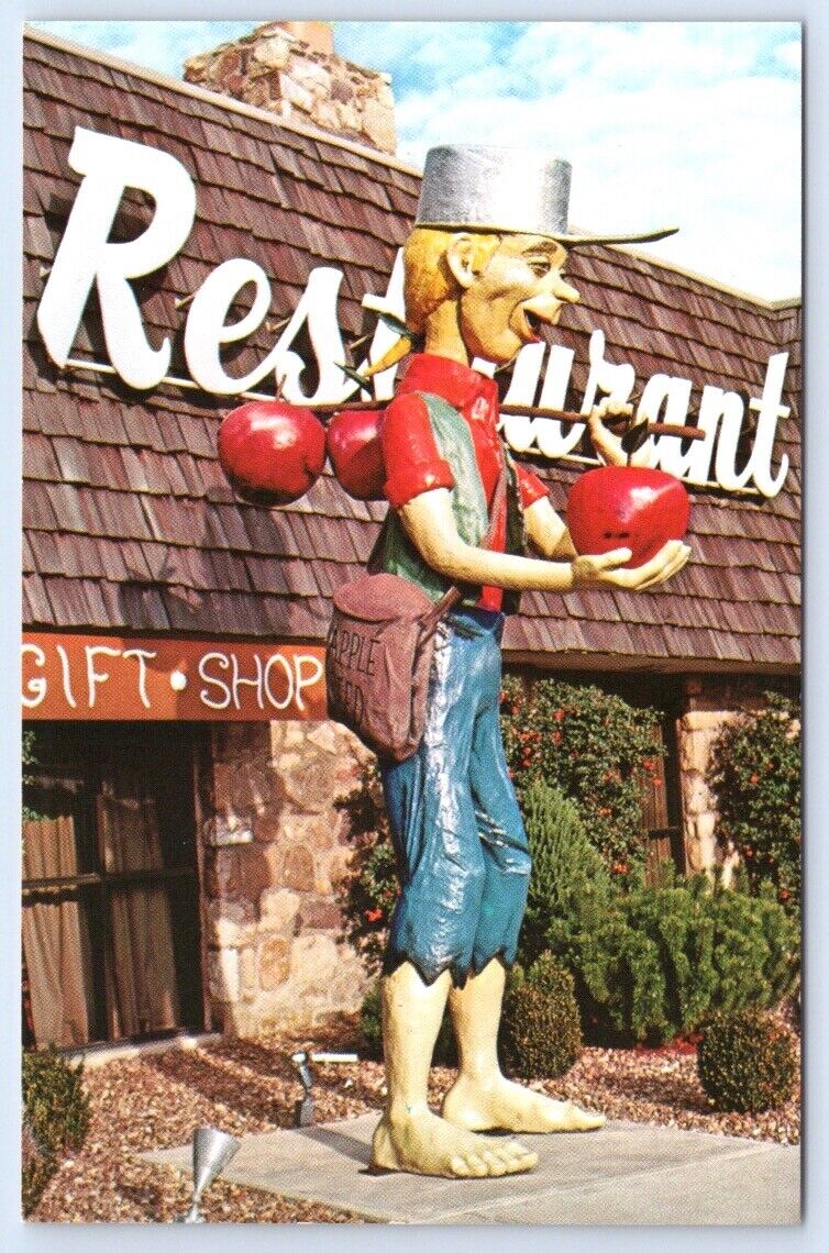 Postcard New Market Virginia Quality Inn Johnny Appleseed Restaurant Lounge