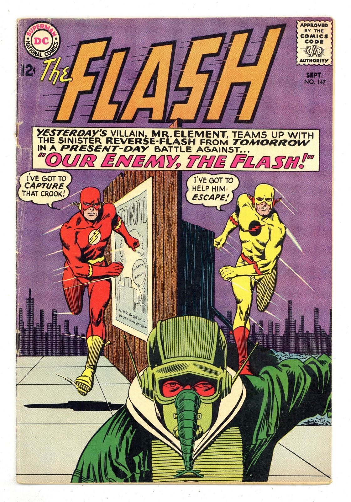 Flash #147 VG- 3.5 1964