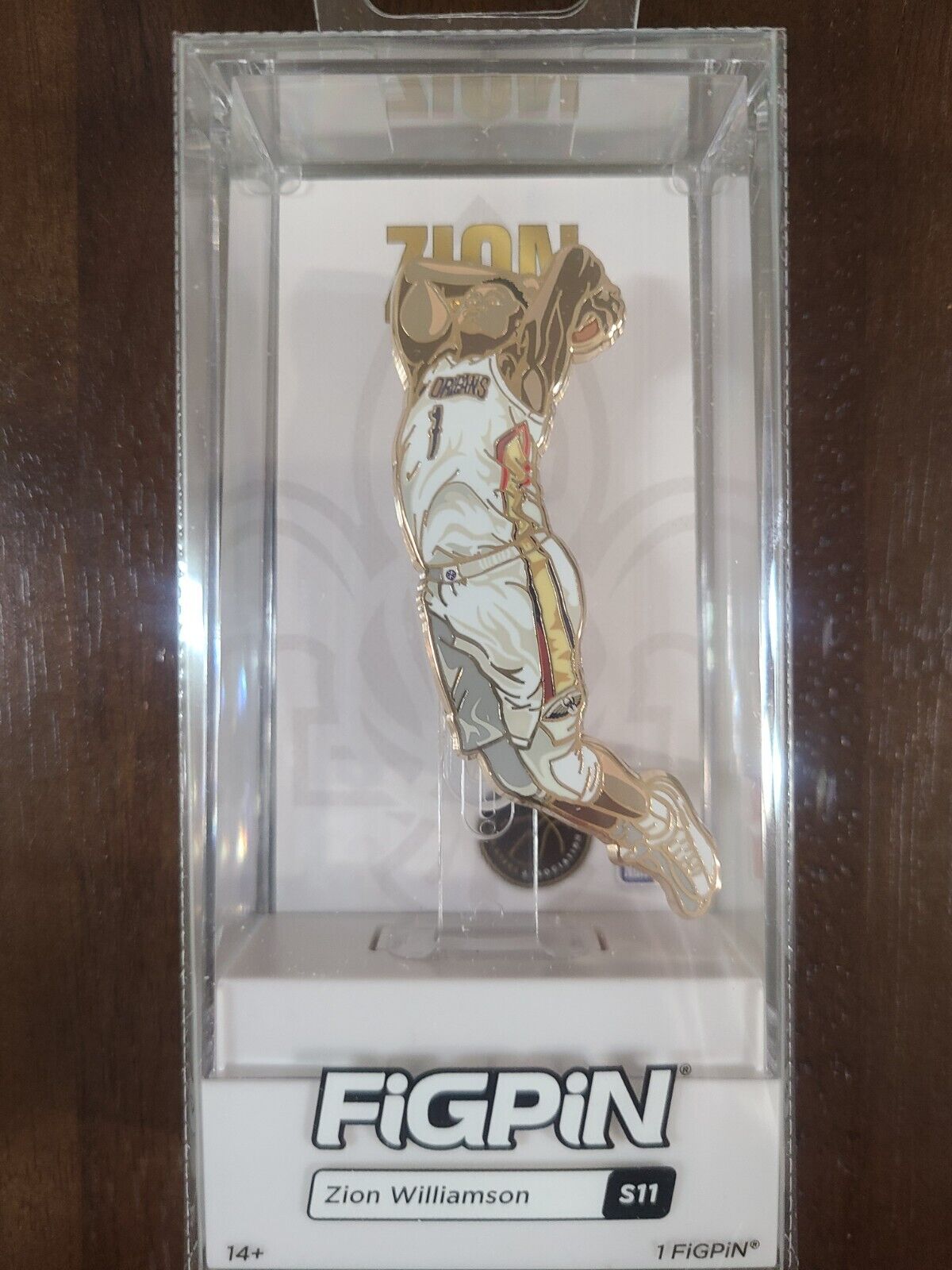 Zion Williamson Chase FiGPiN #S11 - Gold Plated