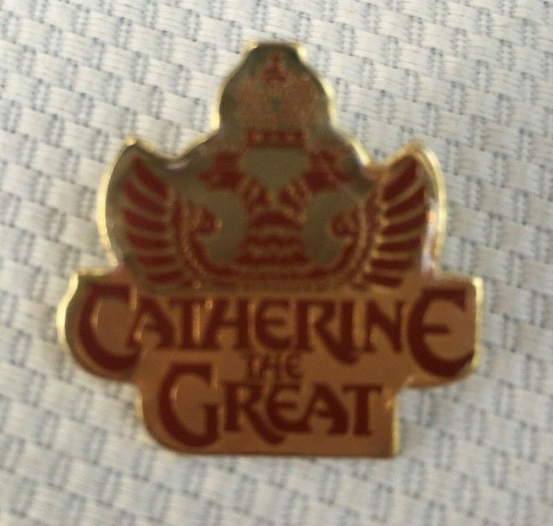 Vintage Catherine The Great Queen Ruler Lapel Pin Russia History Collectible