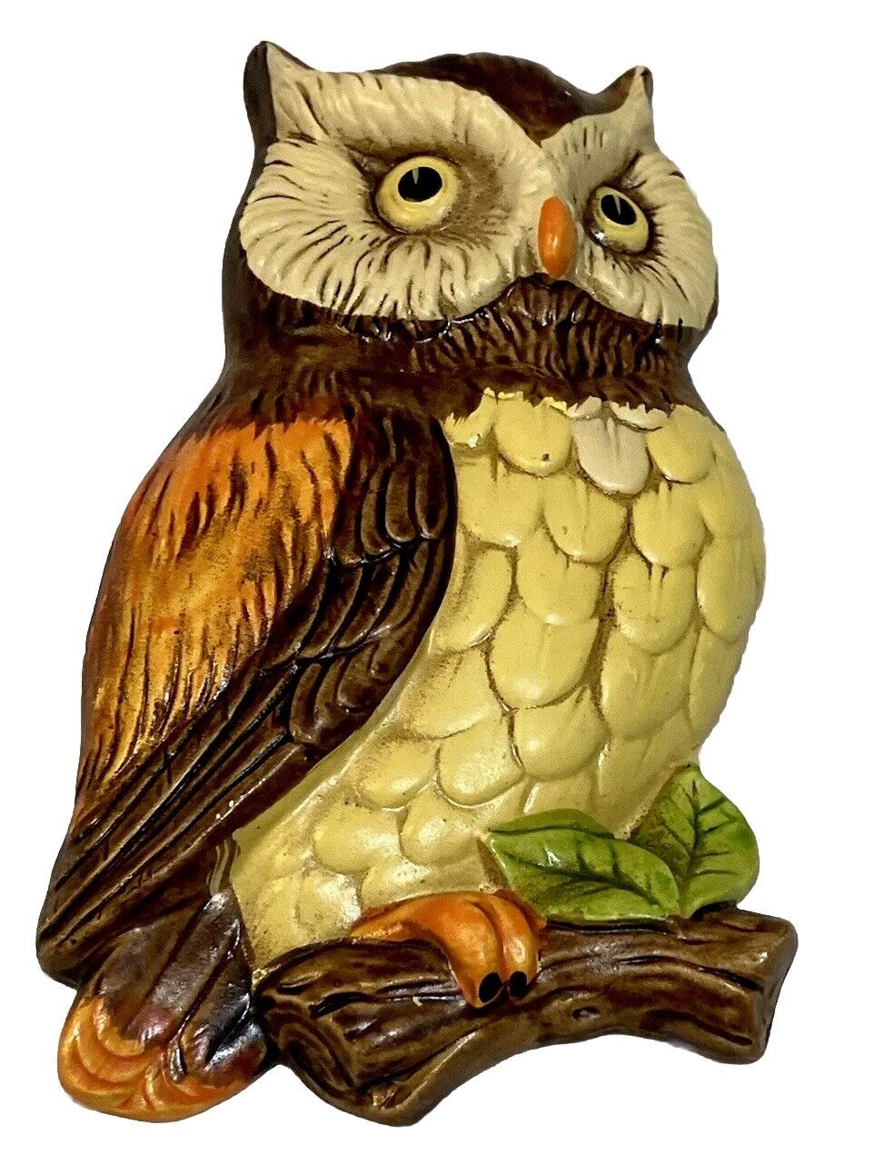 Vintage Lefton Ceramic Owl. MCM Decor.