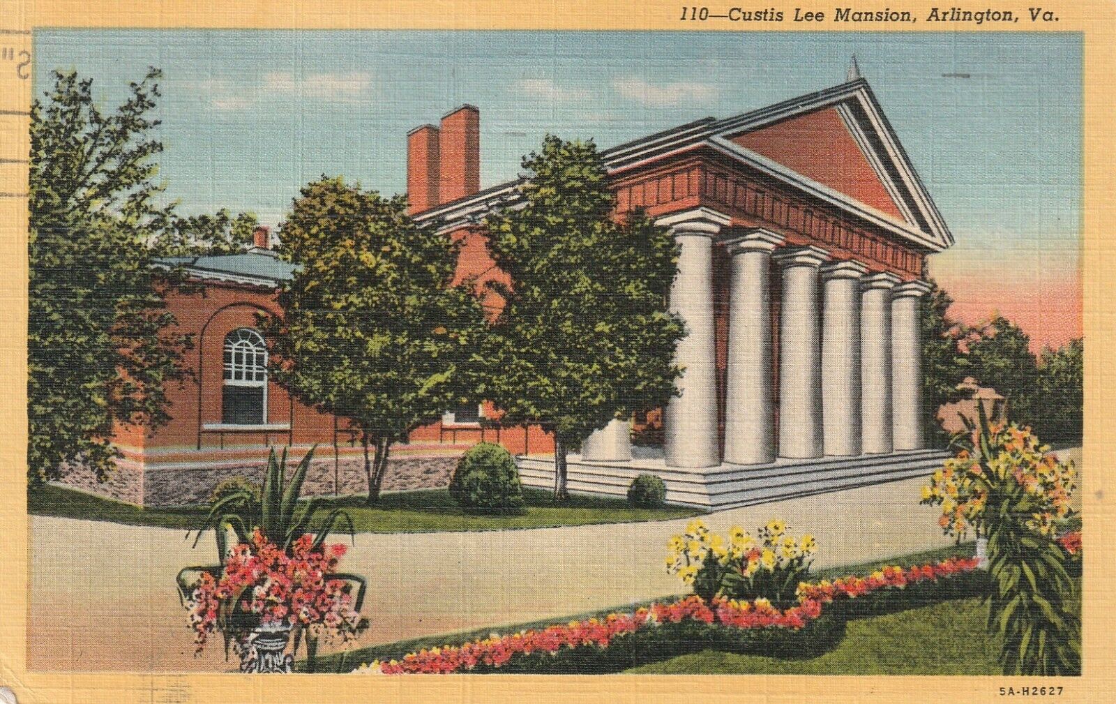 1951 Washington D.C., P.M./ The Curtis Lee Mansion at Arlington, VA. 1070