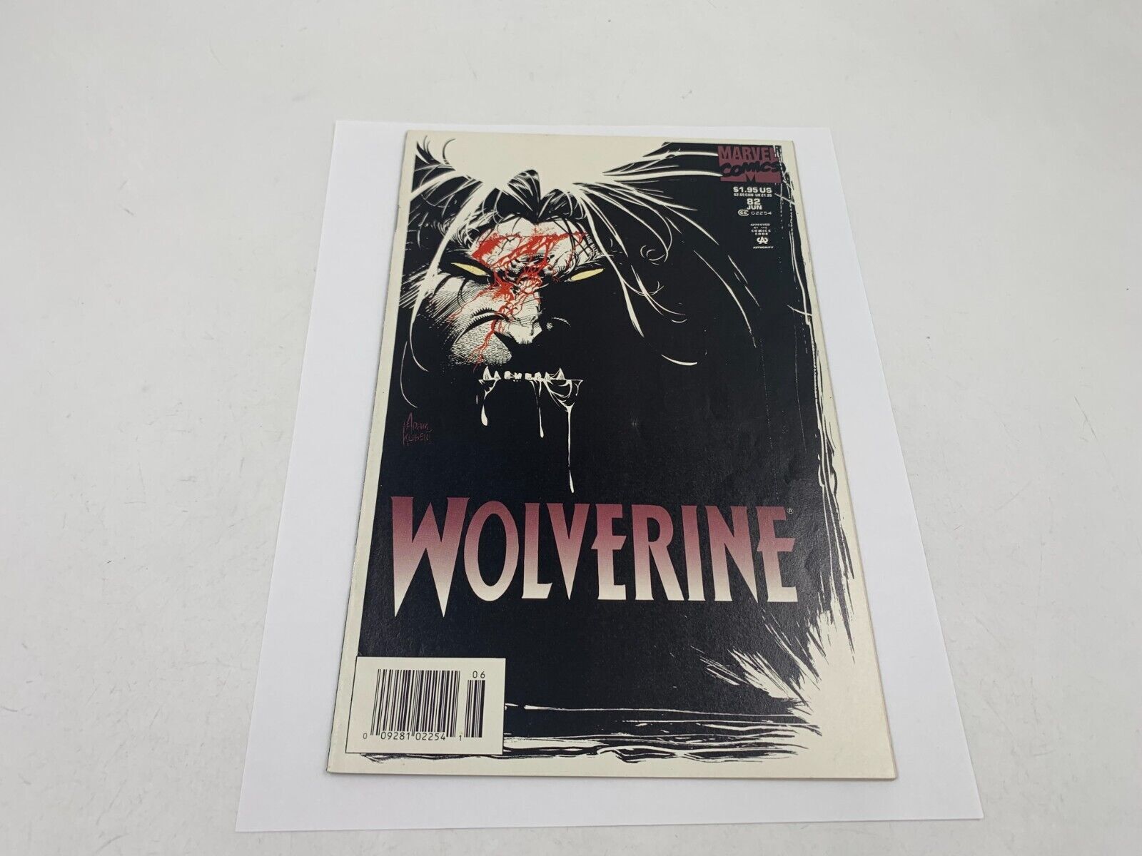 Wolverine #82 Kubert Yukio Silver Samurai Marvel 1988