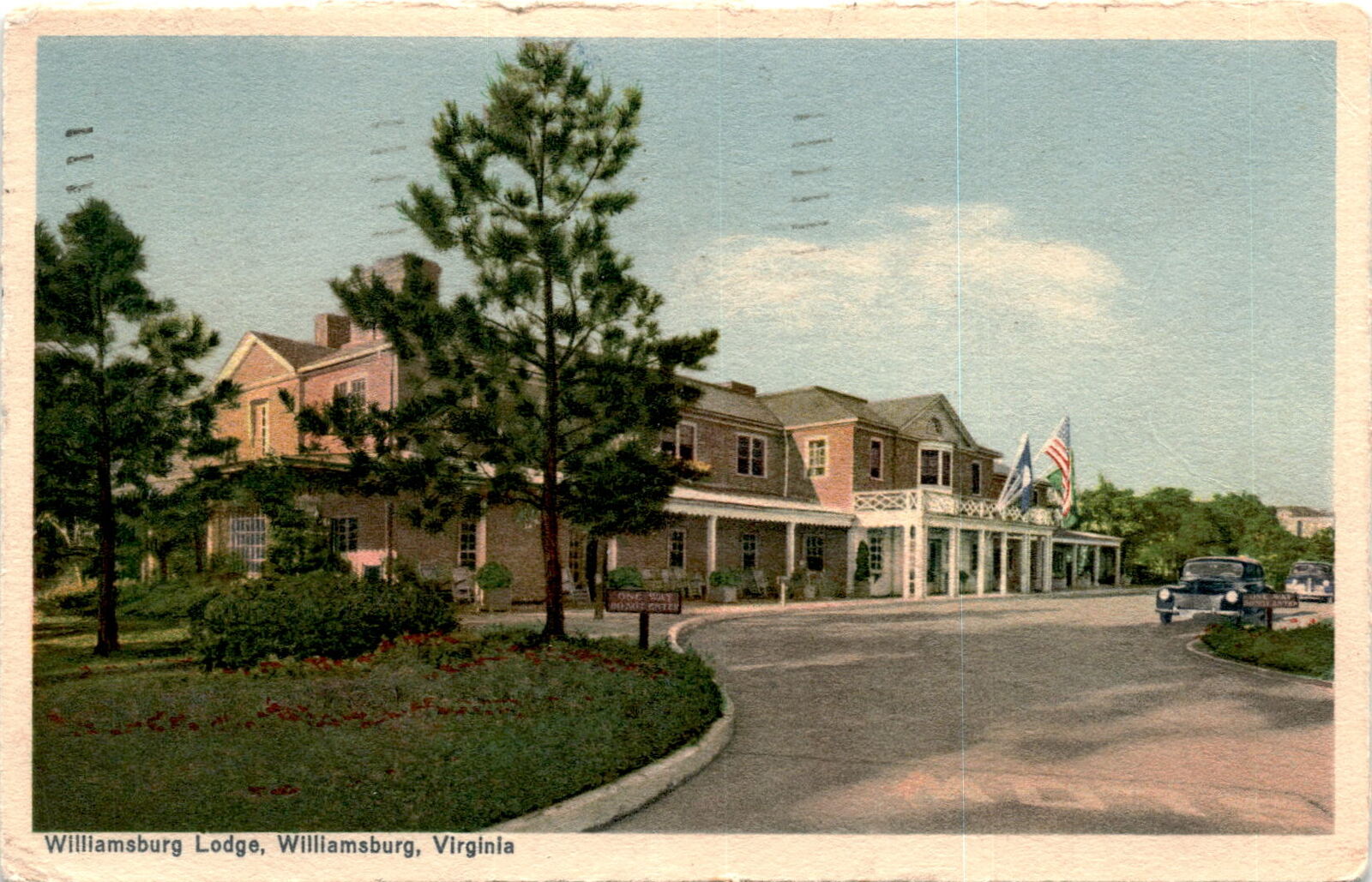 Williamsburg Lodge, Virginia, Barbara\'s, Governors Palace, Runca Postcard