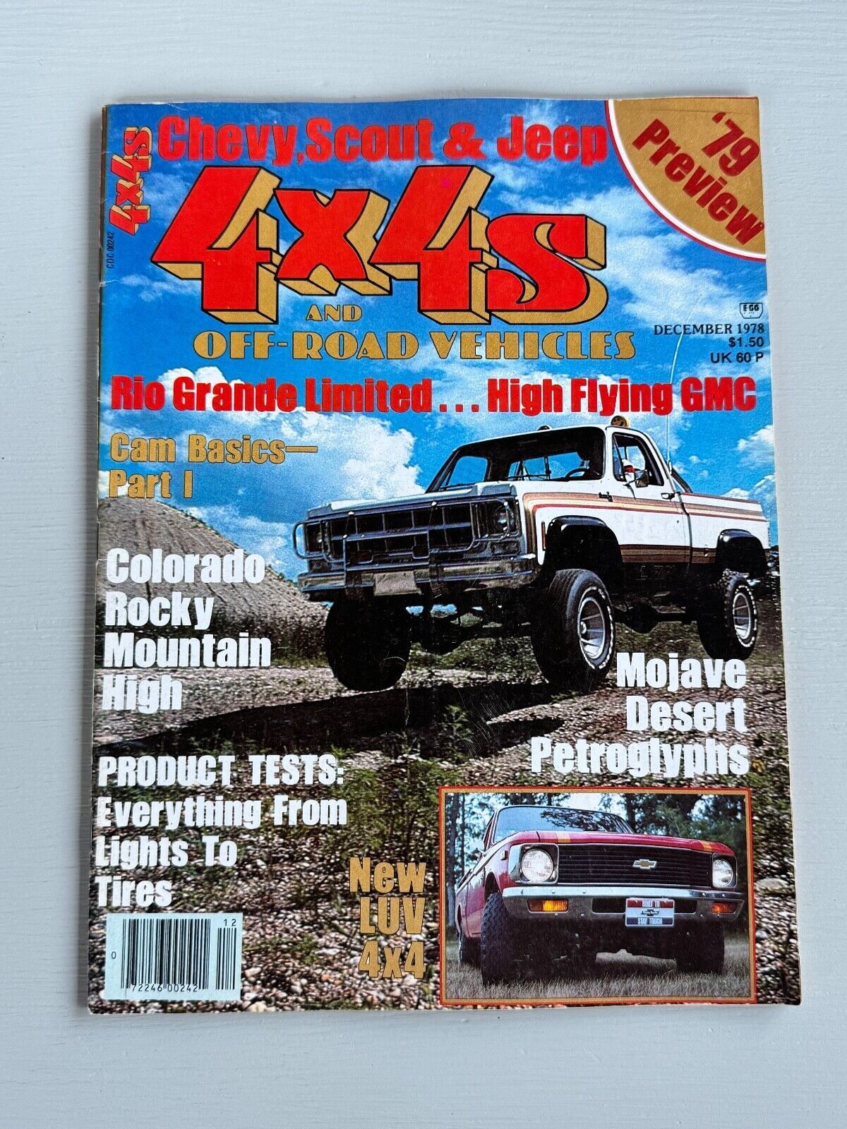 Vintage 4x4s and Off-Road Magazine Dec 1978 Chevy Scout Jeep Trucks