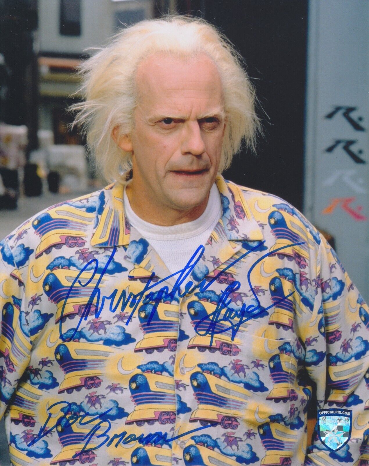 CHRISTOPHER LLOYD Signed BACK TO THE FUTURE 8x10 Photo OPX 063568