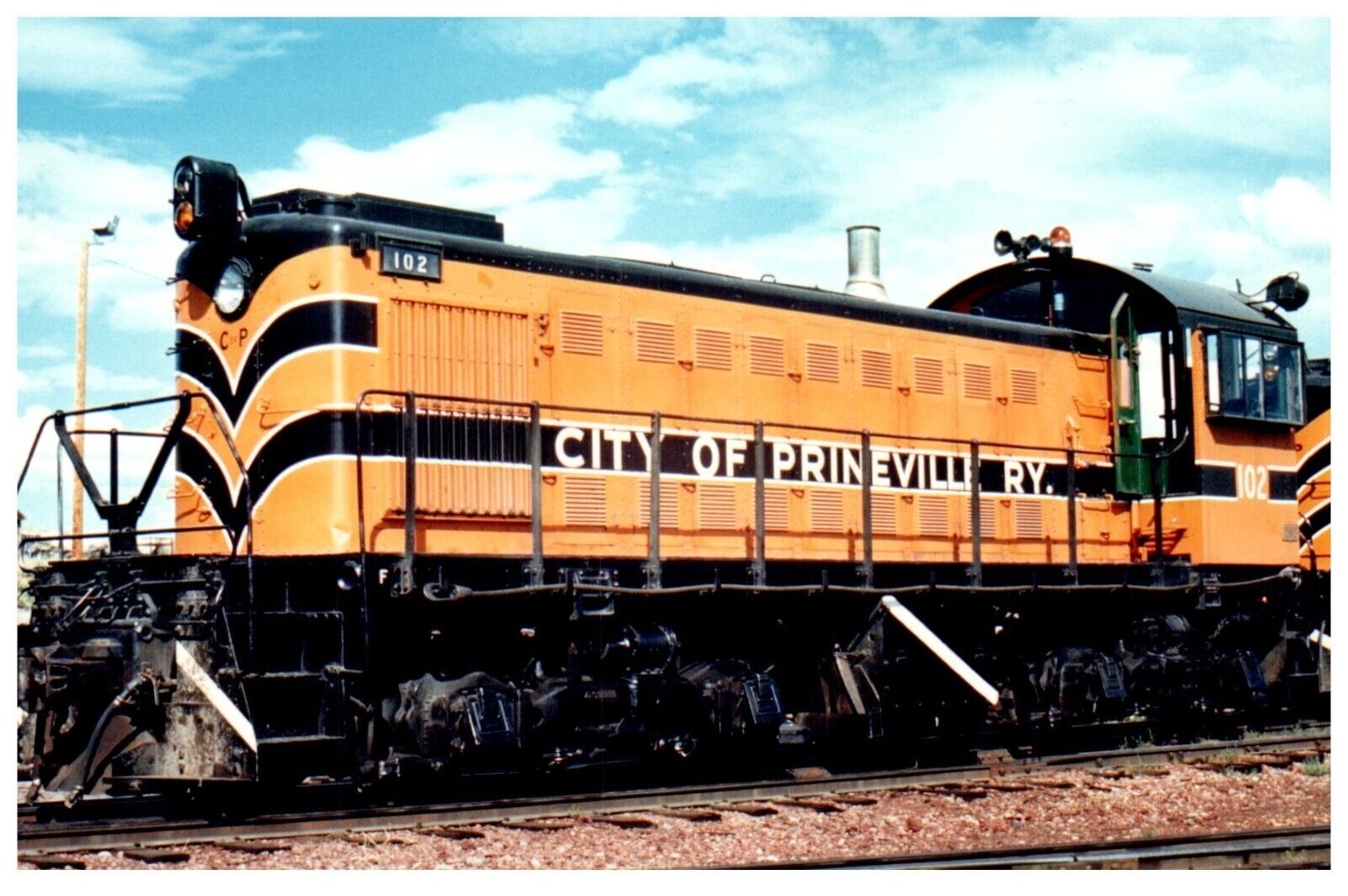 City of Prineville Railway Line Engine 102 Train 4
