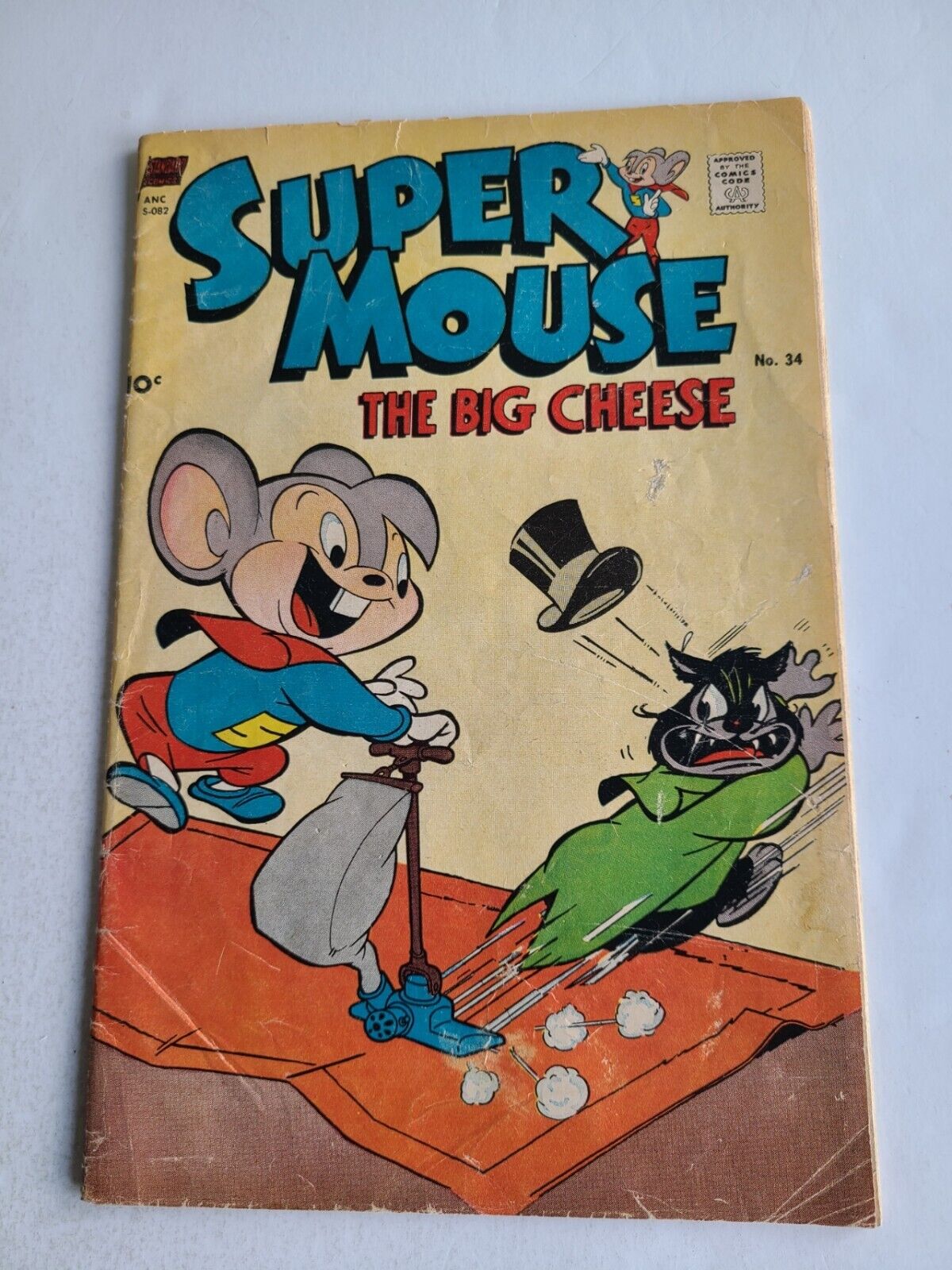 Supermouse: The Big Cheese #34, Standard 1955 Comic, (1955/114), VG 4.0