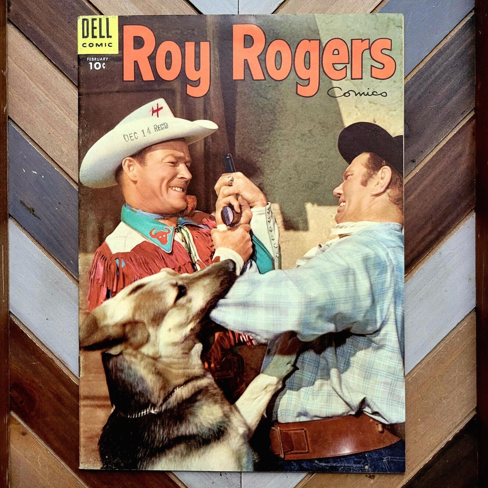 ROY ROGERS #86 FN/VF (Dell 1955) John Buscema GOLDEN AGE WESTERN 10c PHOTO COVER
