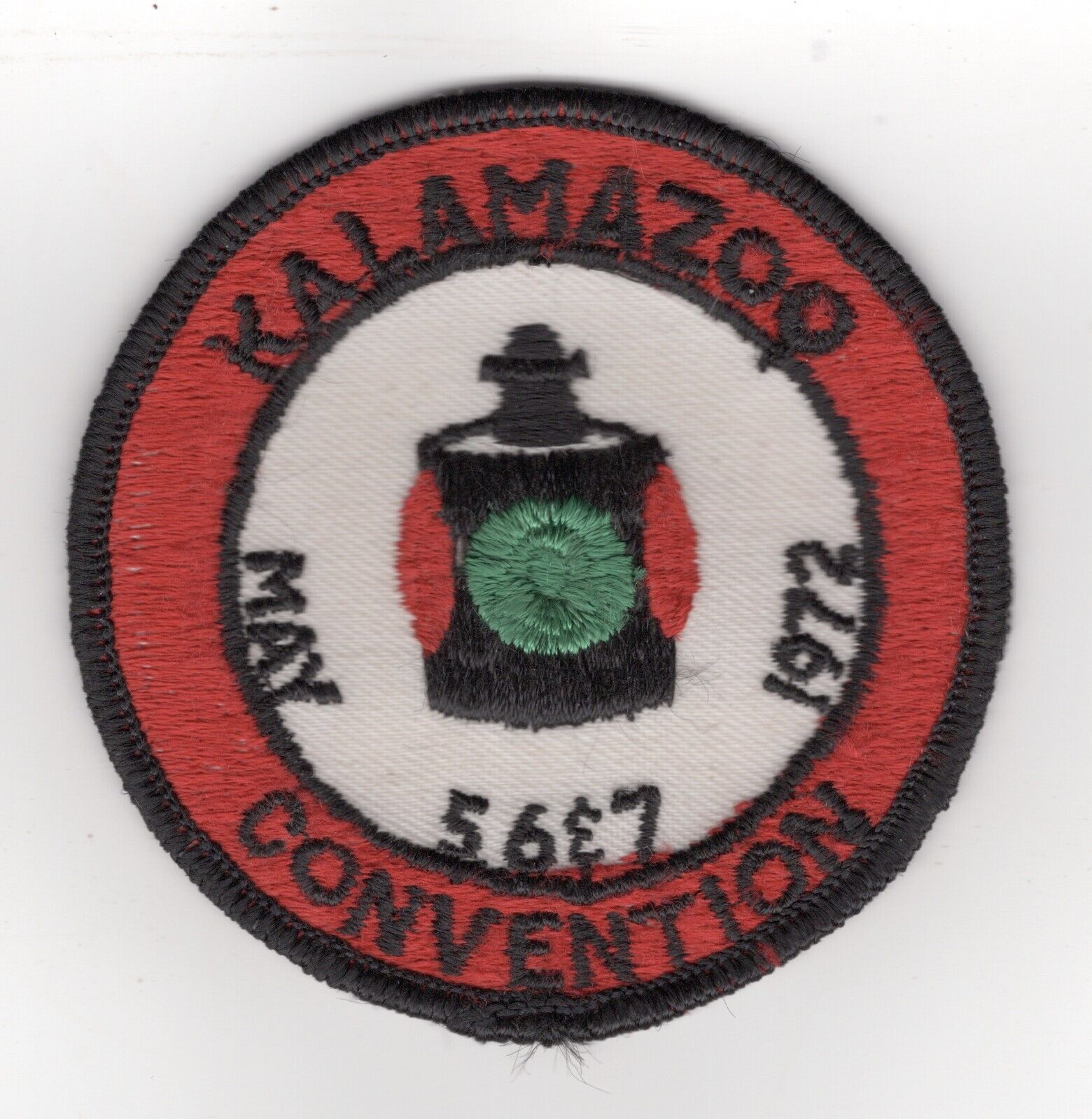 Very Rare 1972 Kalamazoo Railroad Convention Patch No. 56 & 57